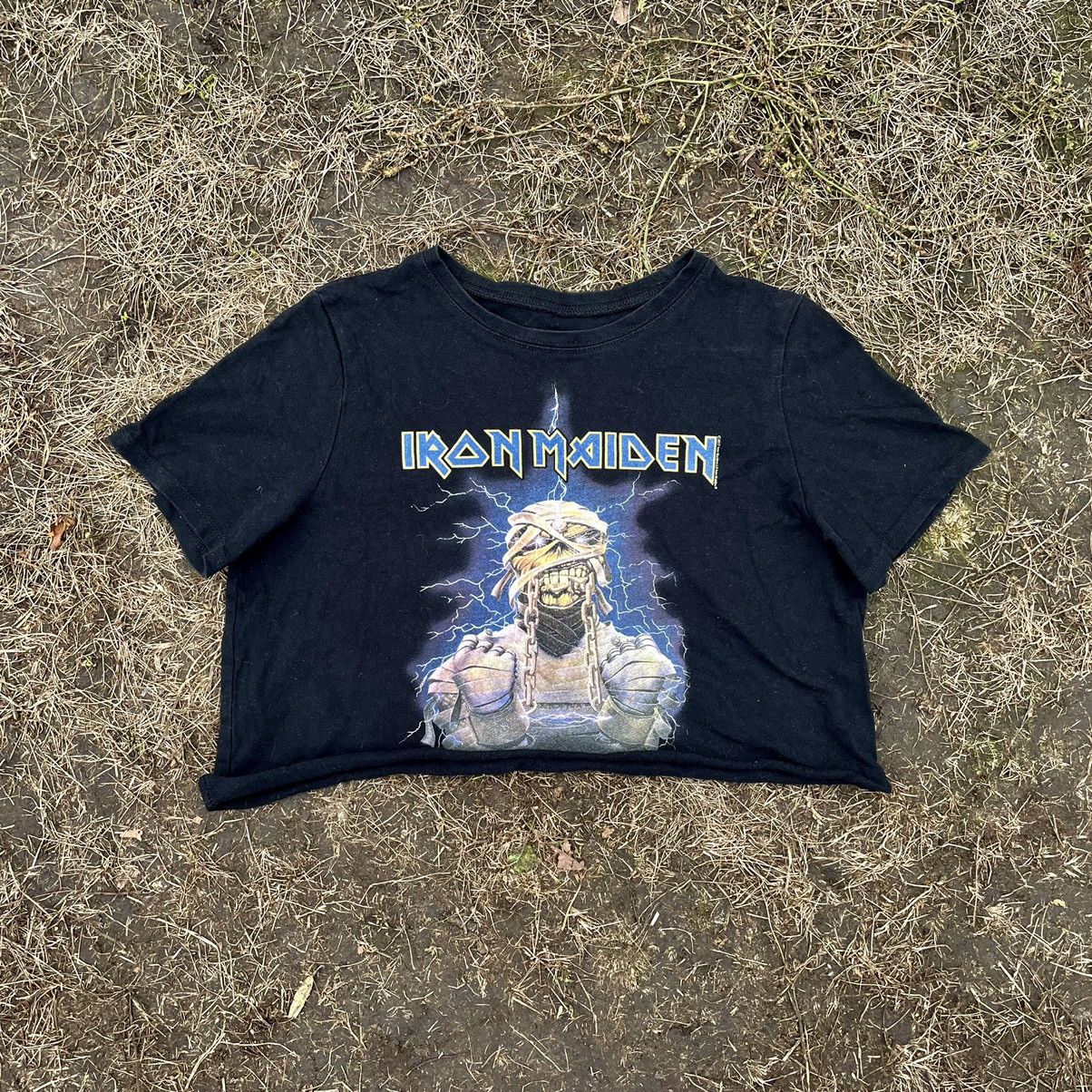 Vintage Y2K 90s Tee 666 Iron Maiden Horror Face M