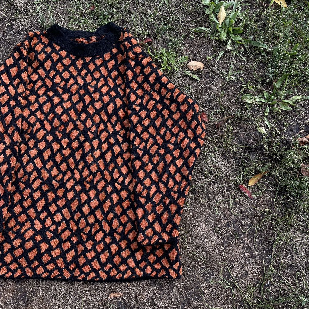Vintage Vintage Y2K All Over Print Sweater Streetwear Hypebeast L Size L / US 10 / IT 46 - 2 Thumbnail