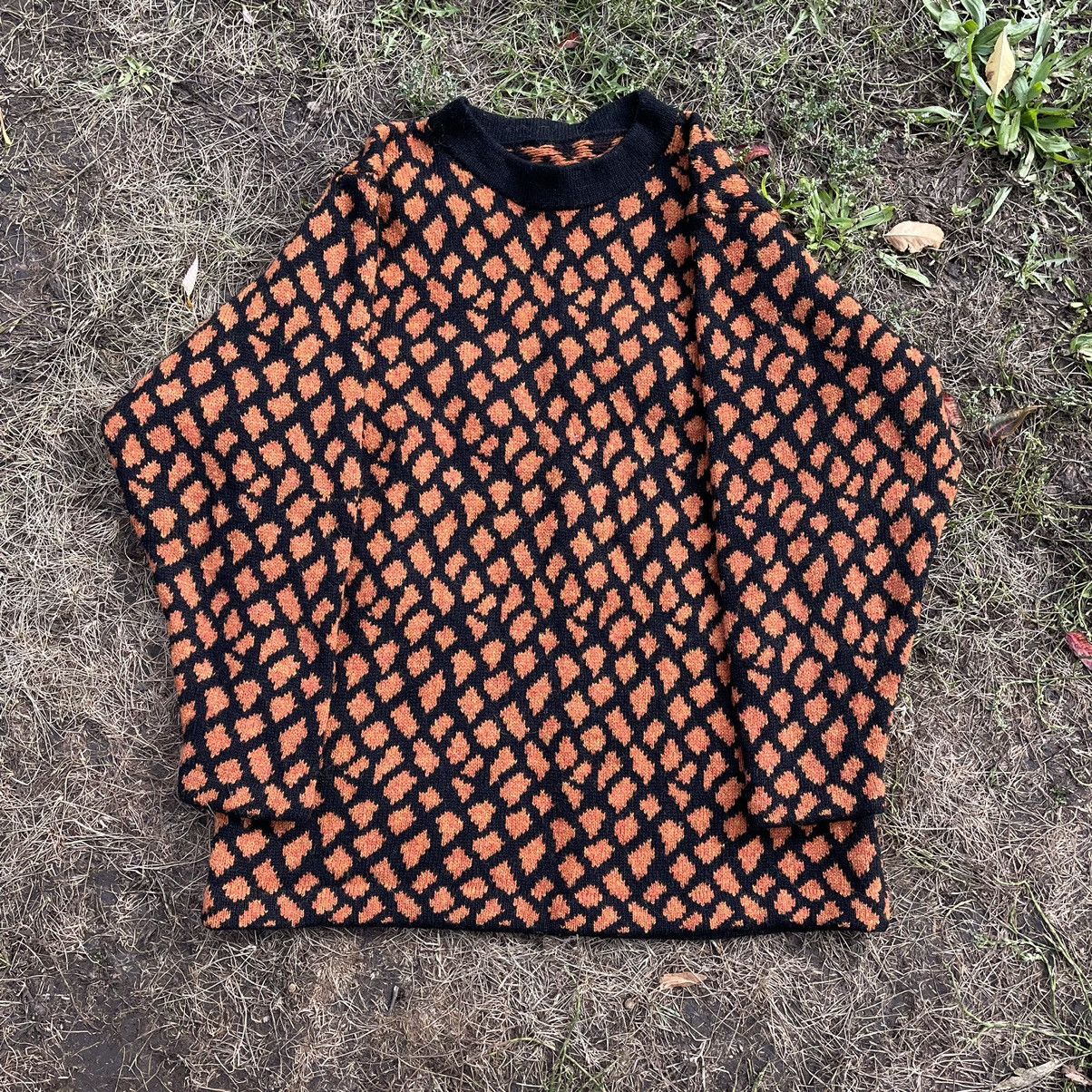 Vintage Vintage Y2K All Over Print Sweater Streetwear Hypebeast L Size L / US 10 / IT 46 - 1 Thumbnail