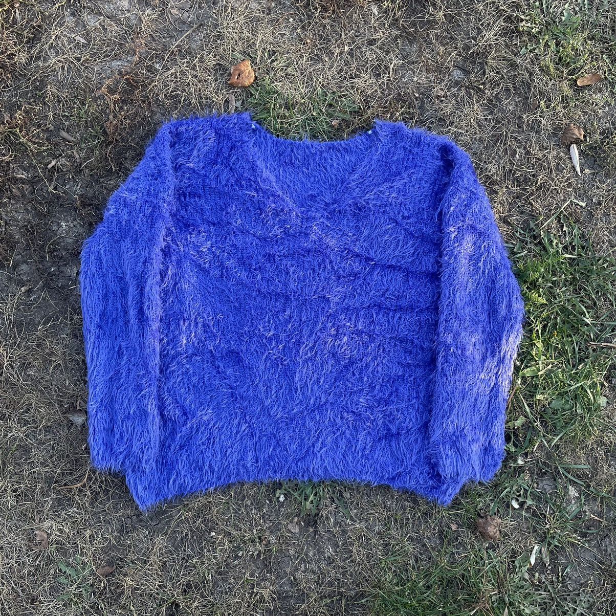 image of Vintage Y2K Mohair Teddy Grass Sweater Cutie Style, Women's (Size Medium)