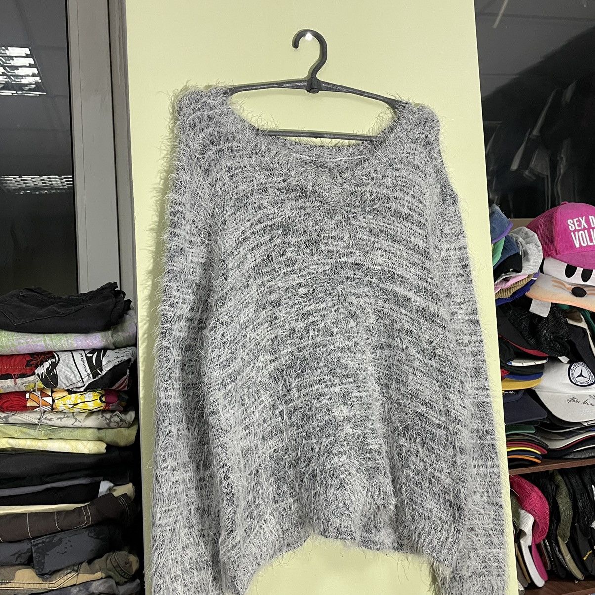 If Six Was Nine Vintage Y2K Mohair Teddy Grass Sweater Fury Style HypeBeast Size ONE SIZE - 4 Thumbnail