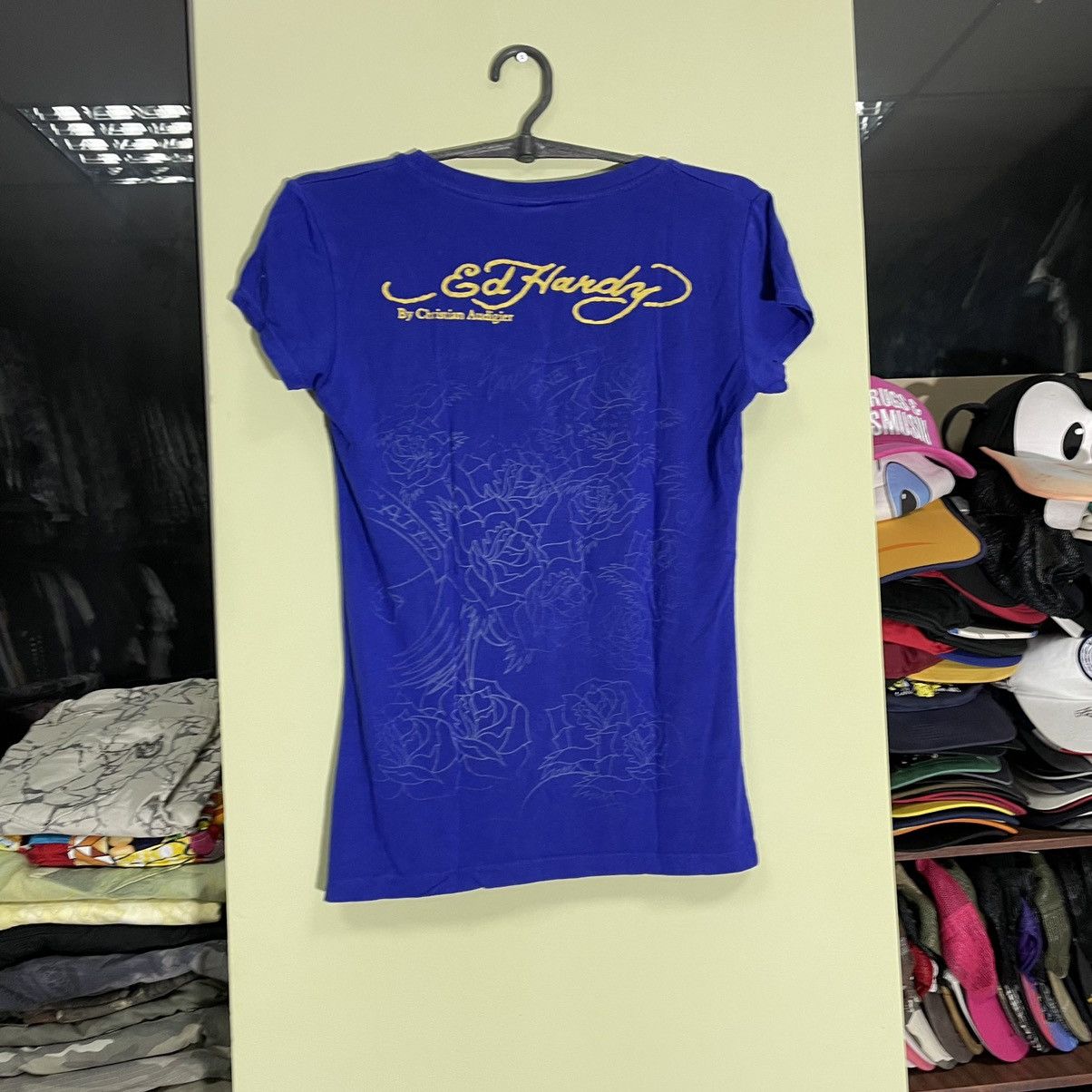 Ed Hardy Vintage Y2K Faded Tee Logo 90s Ed Hardy M Size M / US 6-8 / IT 42-44 - 5 Thumbnail