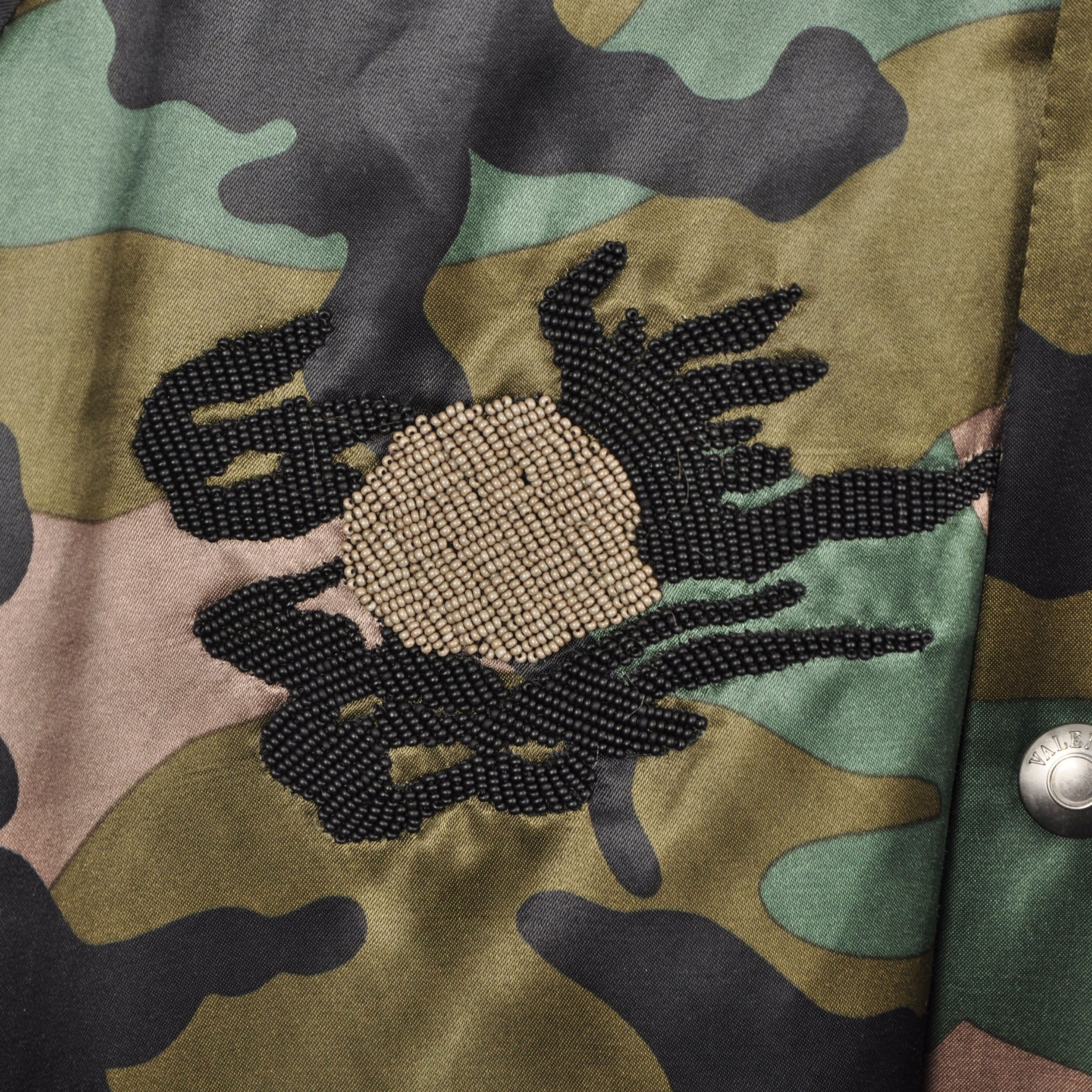 Valentino 3750$ Camouflage Funky Dragon Souvenir Jacket Size US S / EU 44-46 / 1 - 7 Thumbnail