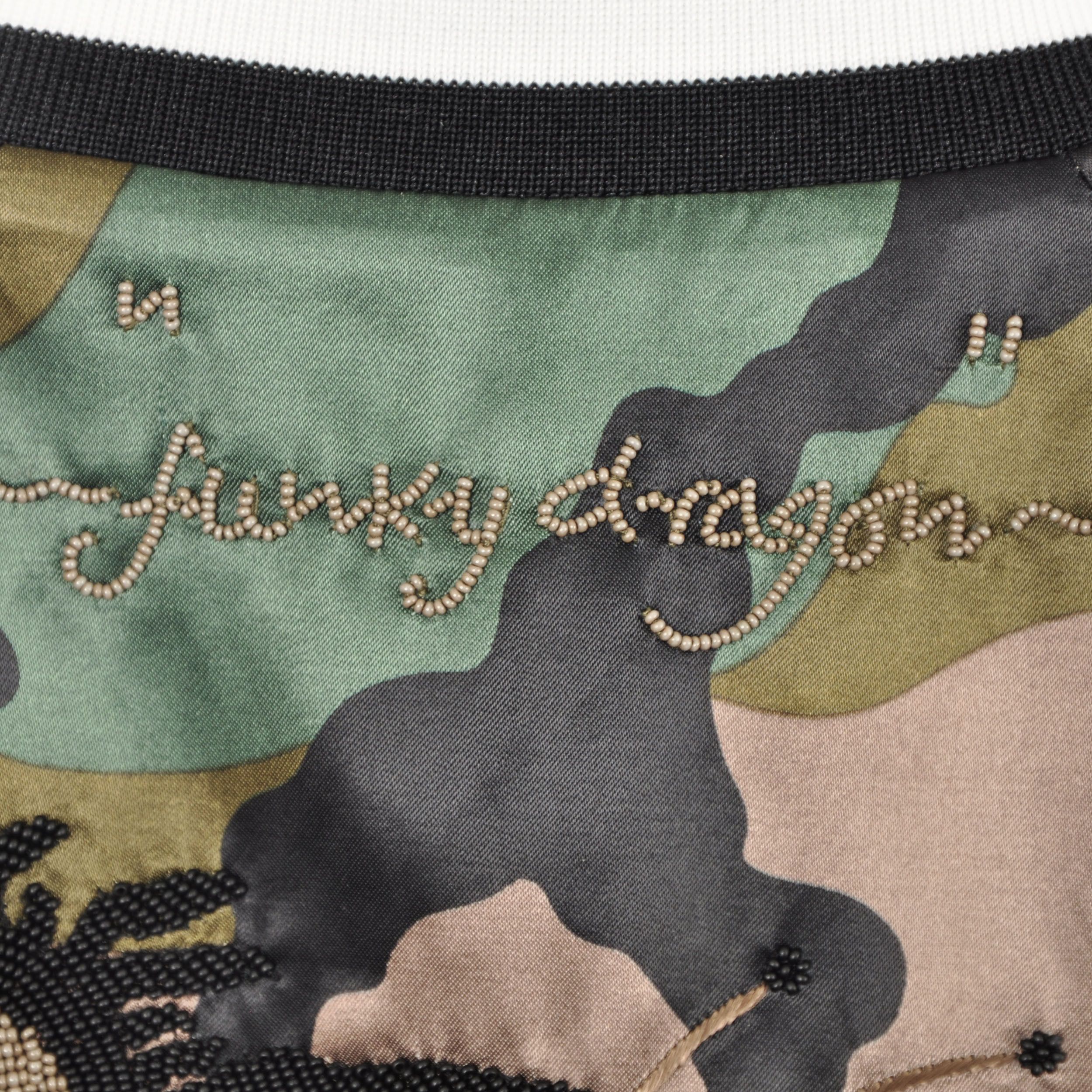 Valentino 3750$ Camouflage Funky Dragon Souvenir Jacket Size US S / EU 44-46 / 1 - 5 Thumbnail