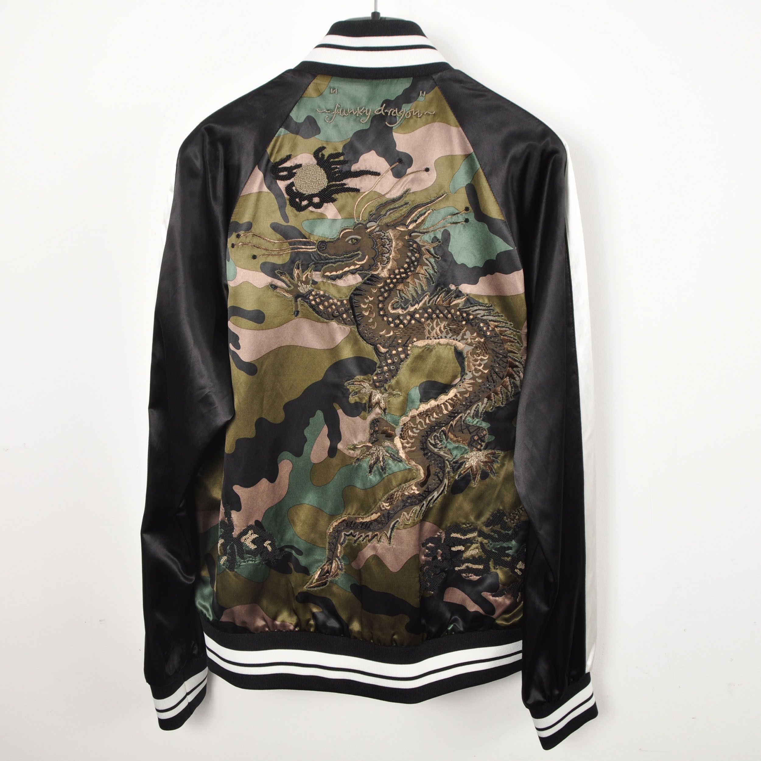 Valentino 3750$ Camouflage Funky Dragon Souvenir Jacket Size US S / EU 44-46 / 1 - 2 Thumbnail