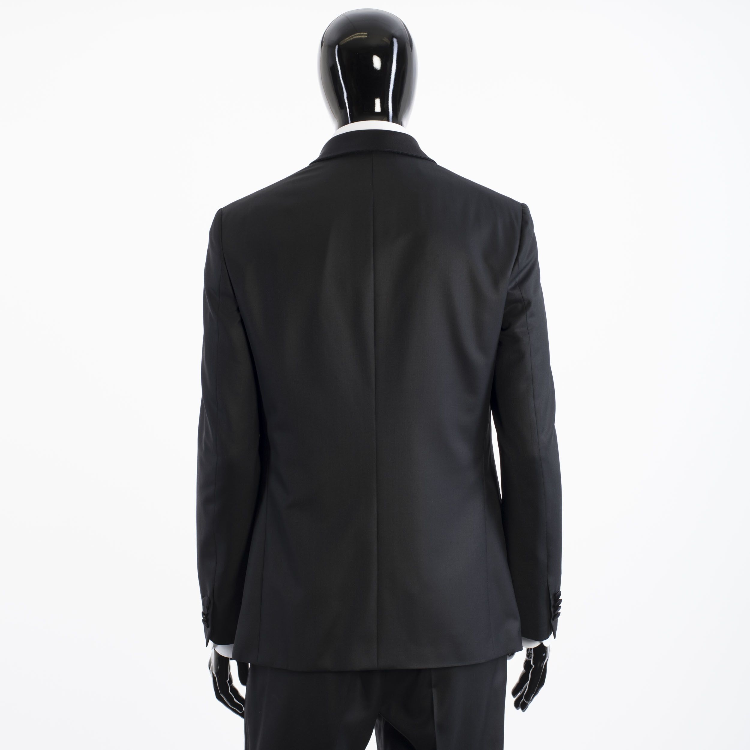 Brioni Black Madison Smoking Jacket Super 160's Virgin Wool Size 36R - 6 Thumbnail