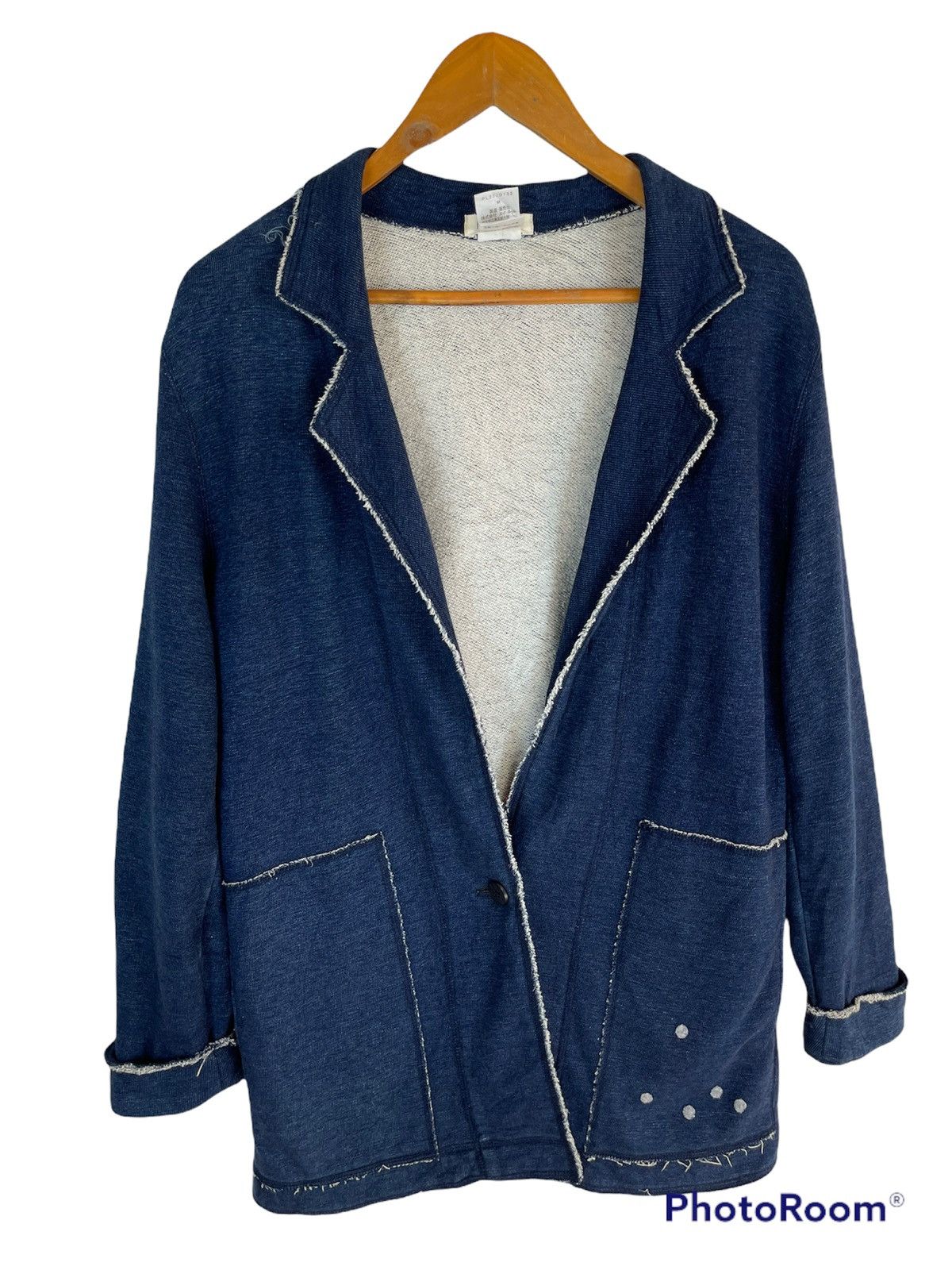Indigo × Issey Miyake × Vintage Rare BLUE INDIGO DYED ISSEY MIYAKE Designer Size US M / EU 48-50 / 2 - 2 Thumbnail