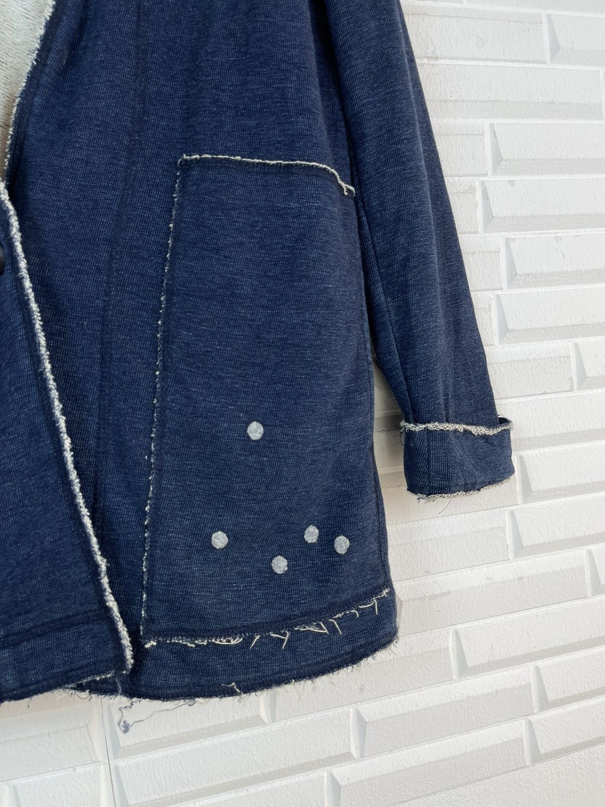 Indigo × Issey Miyake × Vintage Rare BLUE INDIGO DYED ISSEY MIYAKE Designer Size US M / EU 48-50 / 2 - 5 Thumbnail