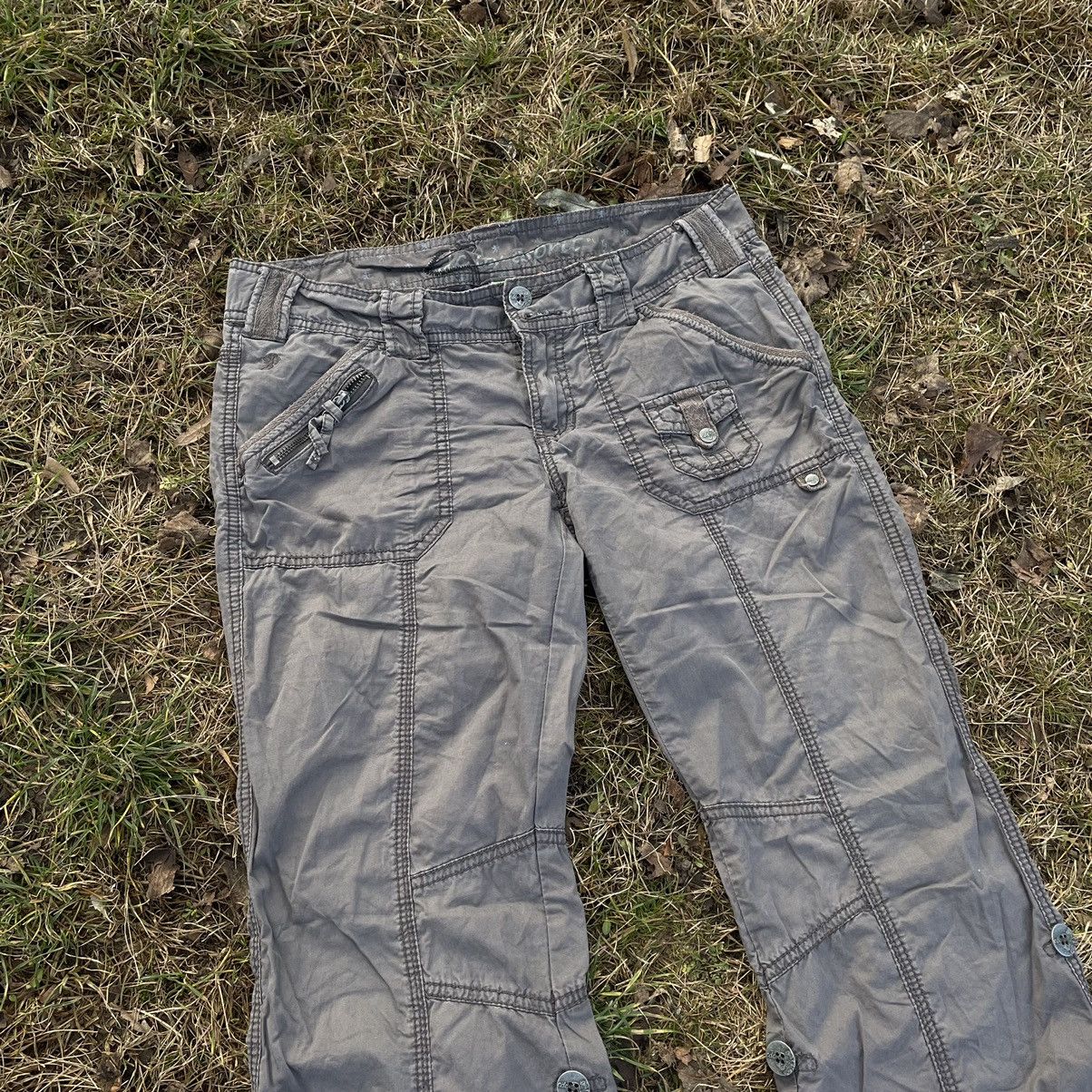 Vintage Vintage 90s Baggy Cargo Pants Faded Streetwear Y2K Logo 30 Size 30" / US 8 / IT 44 - 3 Thumbnail
