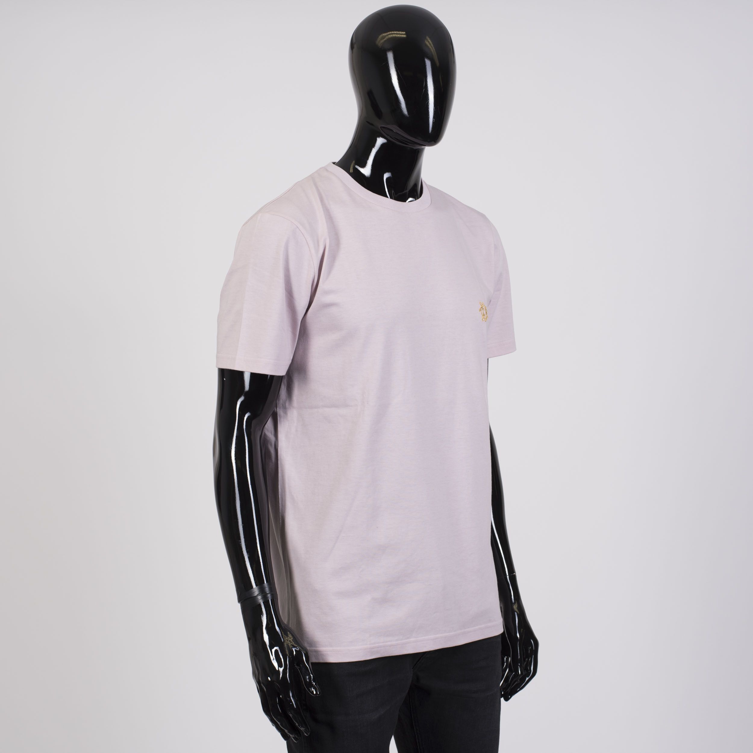 Dior Pink Cotton Crewneck Tshirt With CD Gothique Embroidery Size US L / EU 52-54 / 3 - 8 Thumbnail
