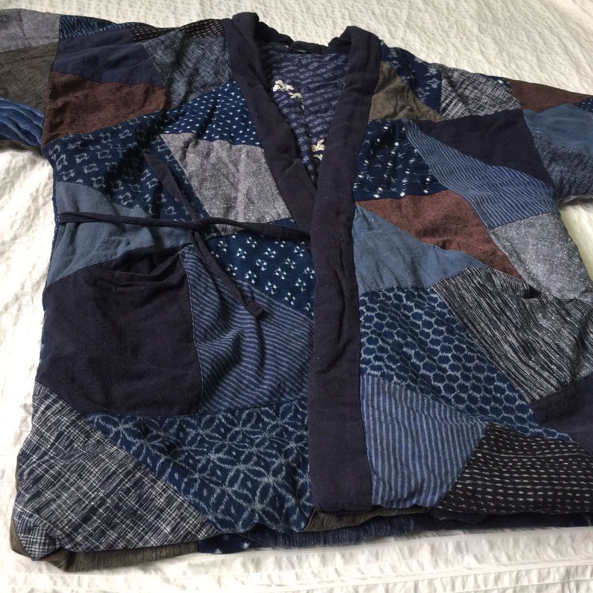 Japanese Brand Kimono Quilted Patchwork Like Bode Visvim Kapital Style Size US M / EU 48-50 / 2 - 14 Thumbnail