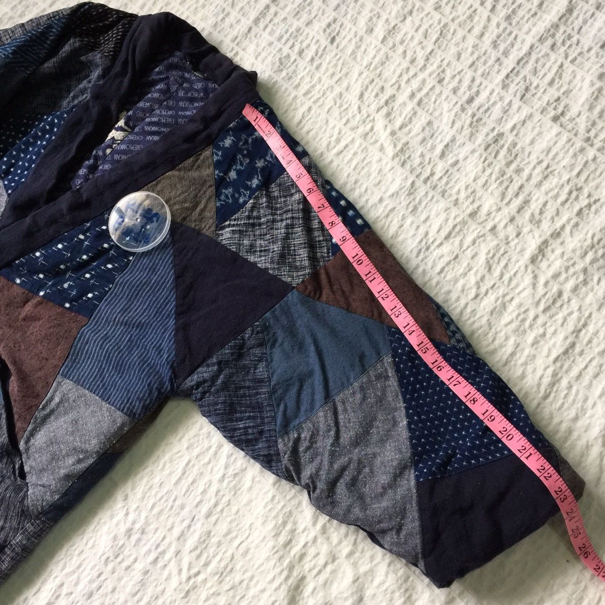 Japanese Brand Kimono Quilted Patchwork Like Bode Visvim Kapital Style Size US M / EU 48-50 / 2 - 5 Thumbnail