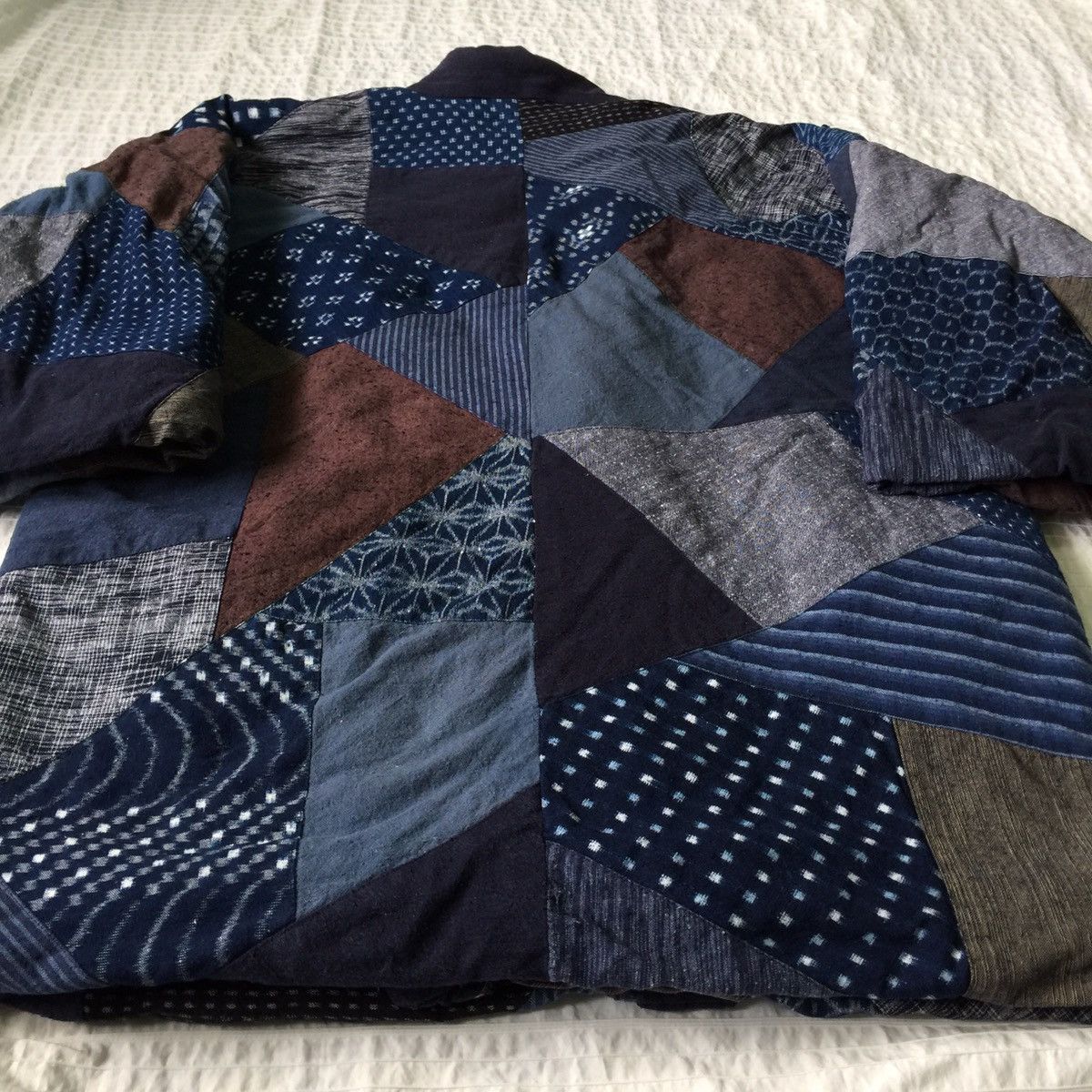 Japanese Brand Kimono Quilted Patchwork Like Bode Visvim Kapital Style Size US M / EU 48-50 / 2 - 13 Thumbnail