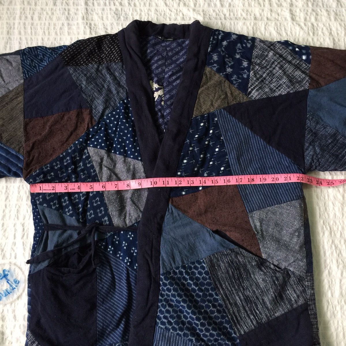 Japanese Brand Kimono Quilted Patchwork Like Bode Visvim Kapital Style Size US M / EU 48-50 / 2 - 3 Thumbnail