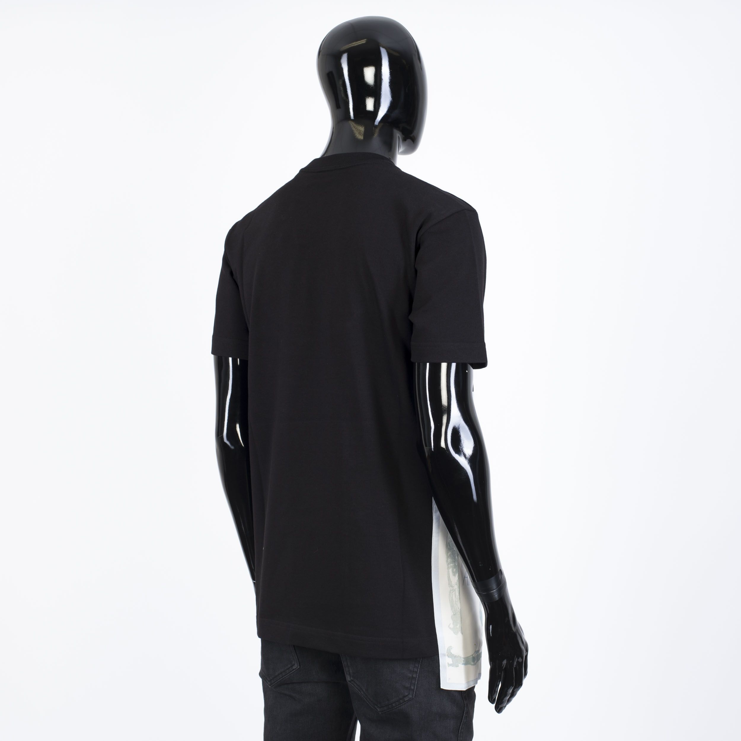 Dior x RAYMOND PETTIBON Black Cotton Jersey Tshirt With Patch Size US XS / EU 42 / 0 - 7 Thumbnail
