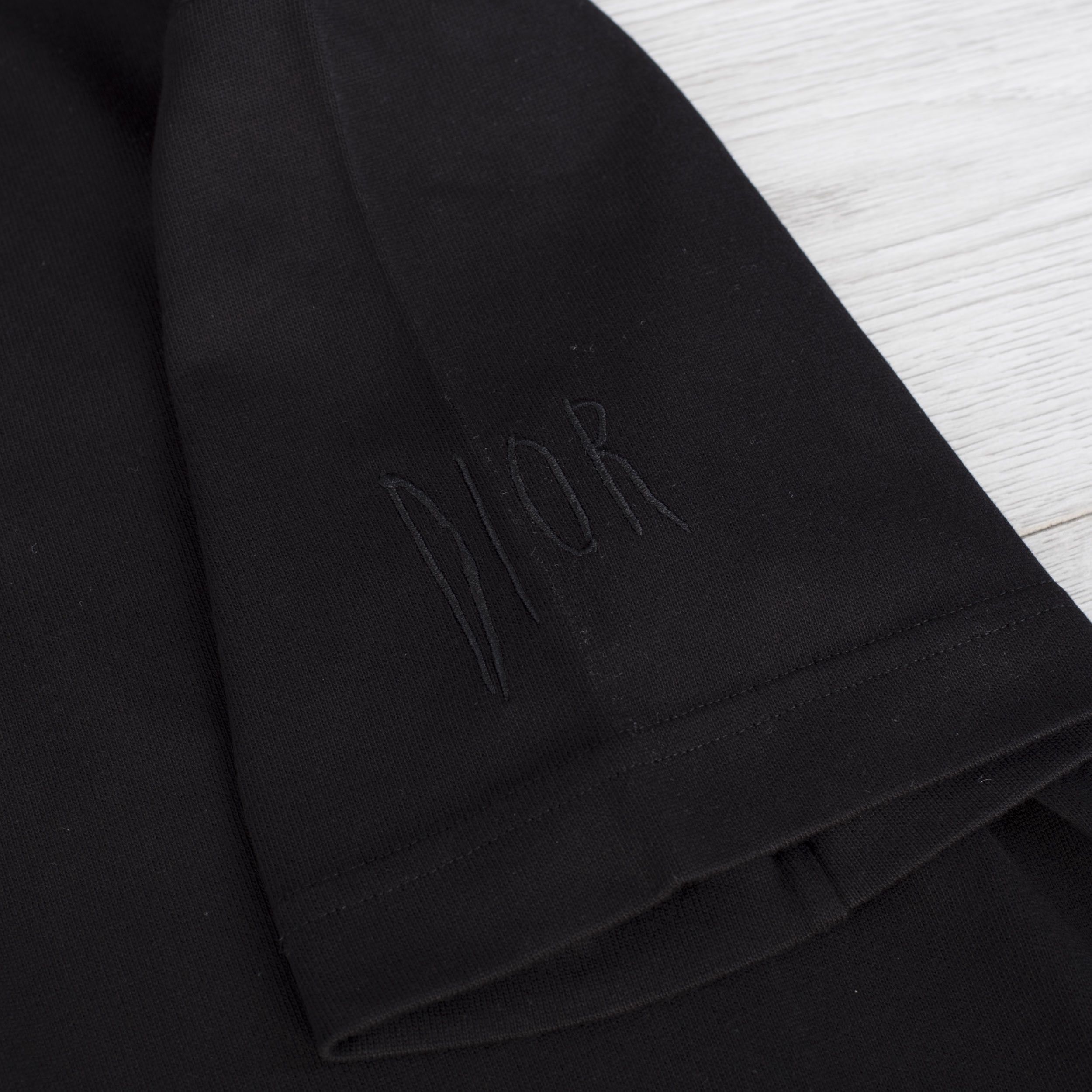 Dior x RAYMOND PETTIBON Black Cotton Jersey Tshirt With Patch Size US XS / EU 42 / 0 - 9 Thumbnail