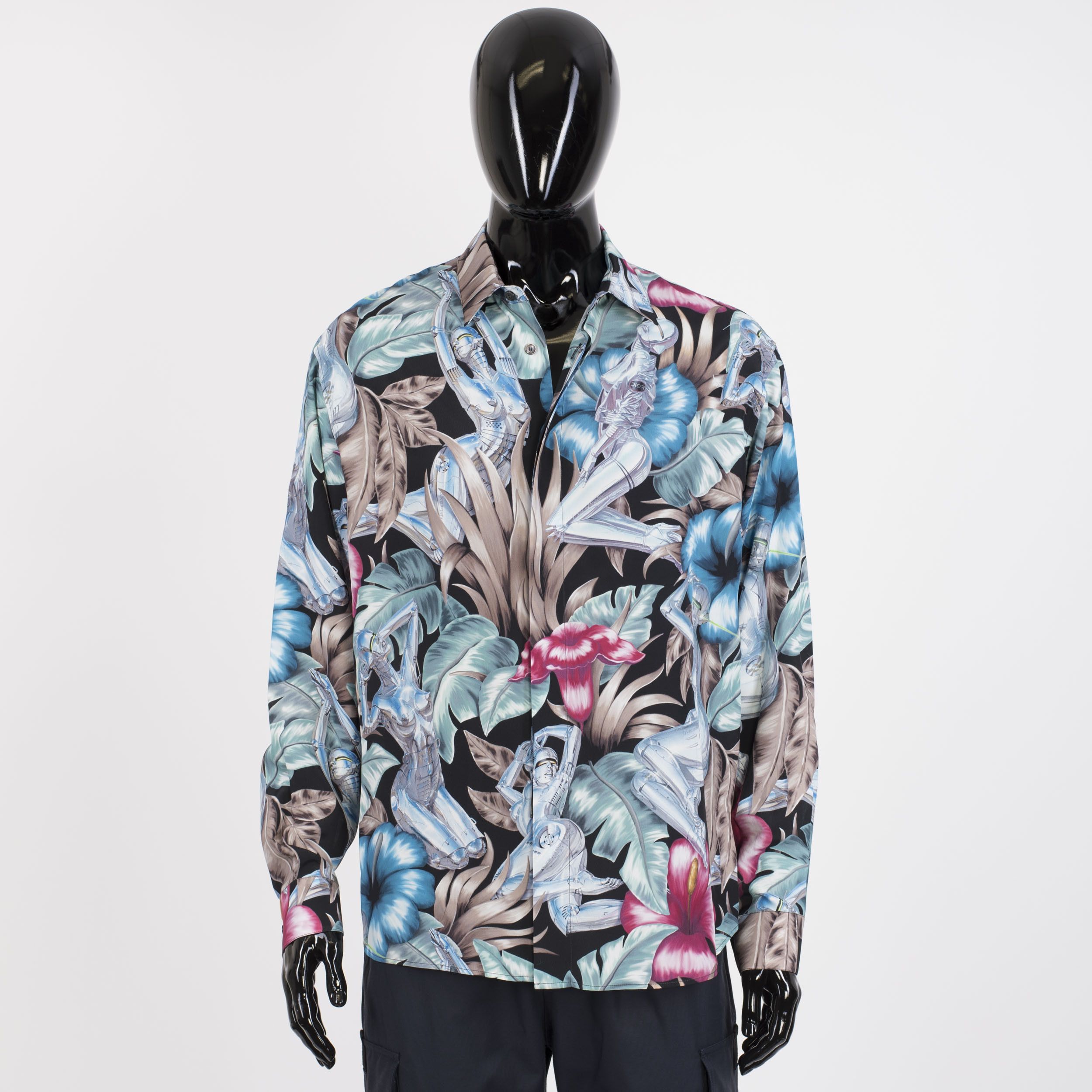 Dior × Kim Jones x SORAYAMA Technical Canvas Shirt In Dior & Sorayama Print Size US M / EU 48-50 / 2 - 1 Thumbnail