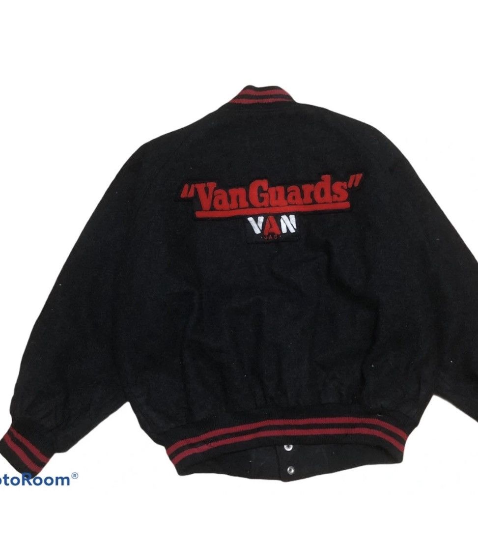 Van × Vintage Vintage Van Guards VAN Varsity Jacket Streetwear Size US M / EU 48-50 / 2 - 1 Thumbnail