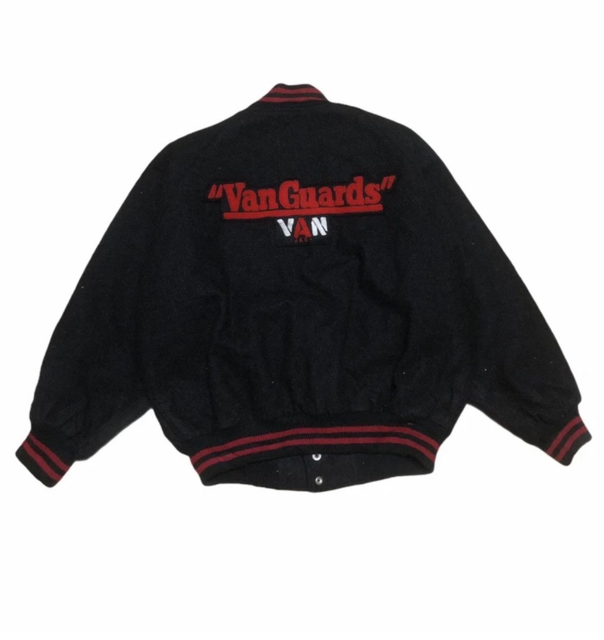 Van × Vintage Vintage Van Guards VAN Varsity Jacket Streetwear Size US M / EU 48-50 / 2 - 3 Thumbnail