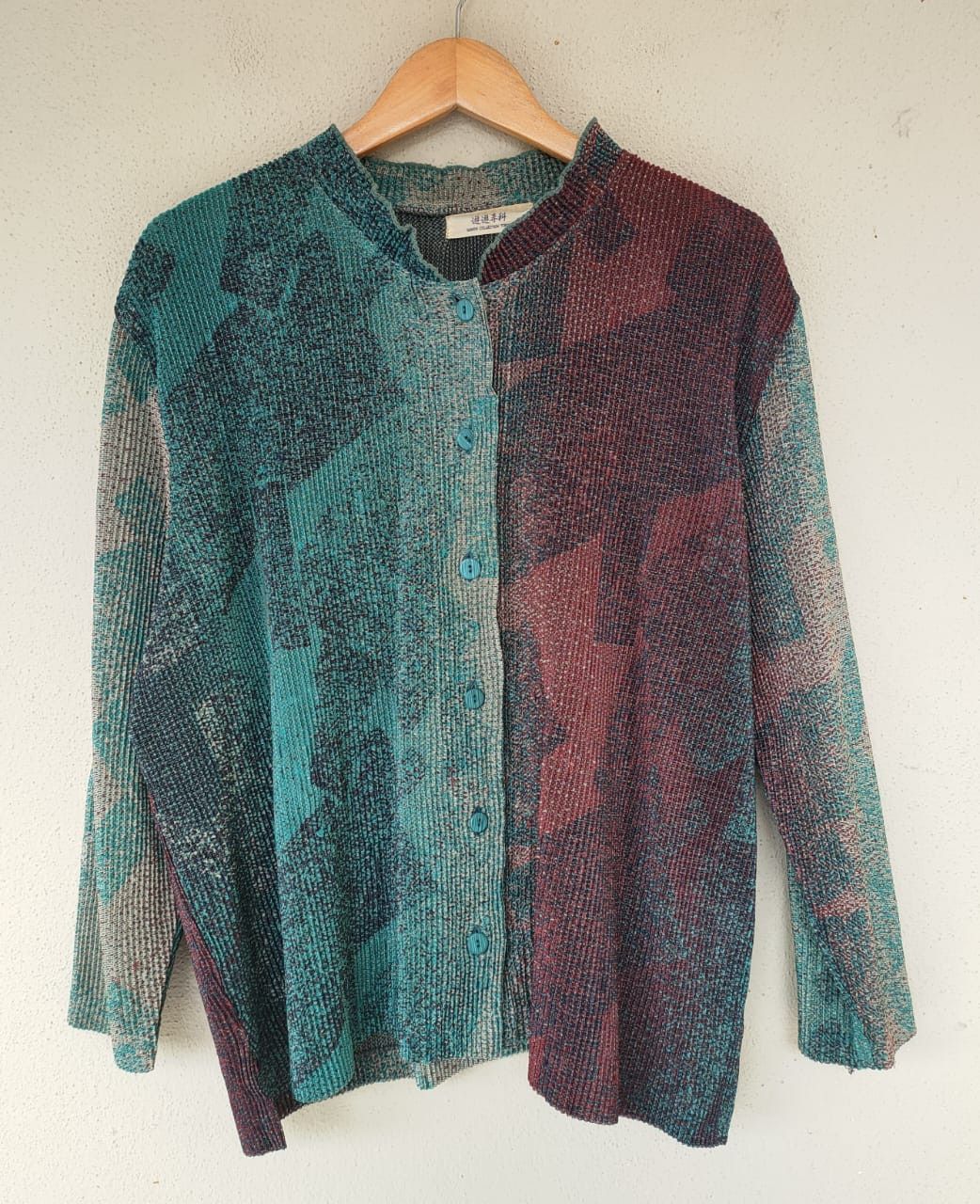 Japanese Brand Vintage Pleated Blouse Size XL / US 12-14 / IT 48-50 - 1 Thumbnail