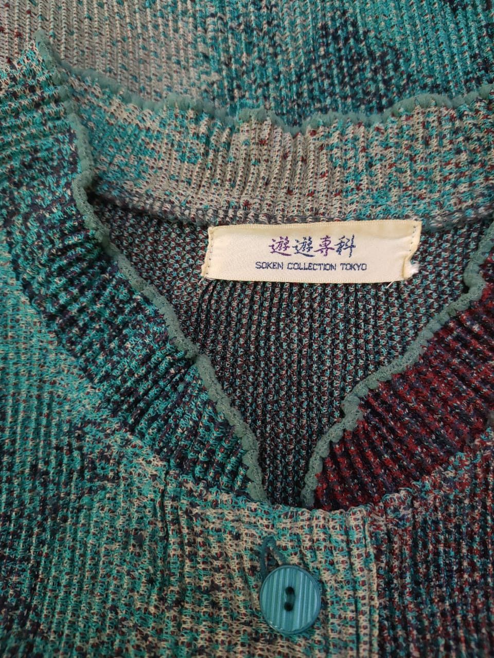 Japanese Brand Vintage Pleated Blouse Size XL / US 12-14 / IT 48-50 - 4 Thumbnail