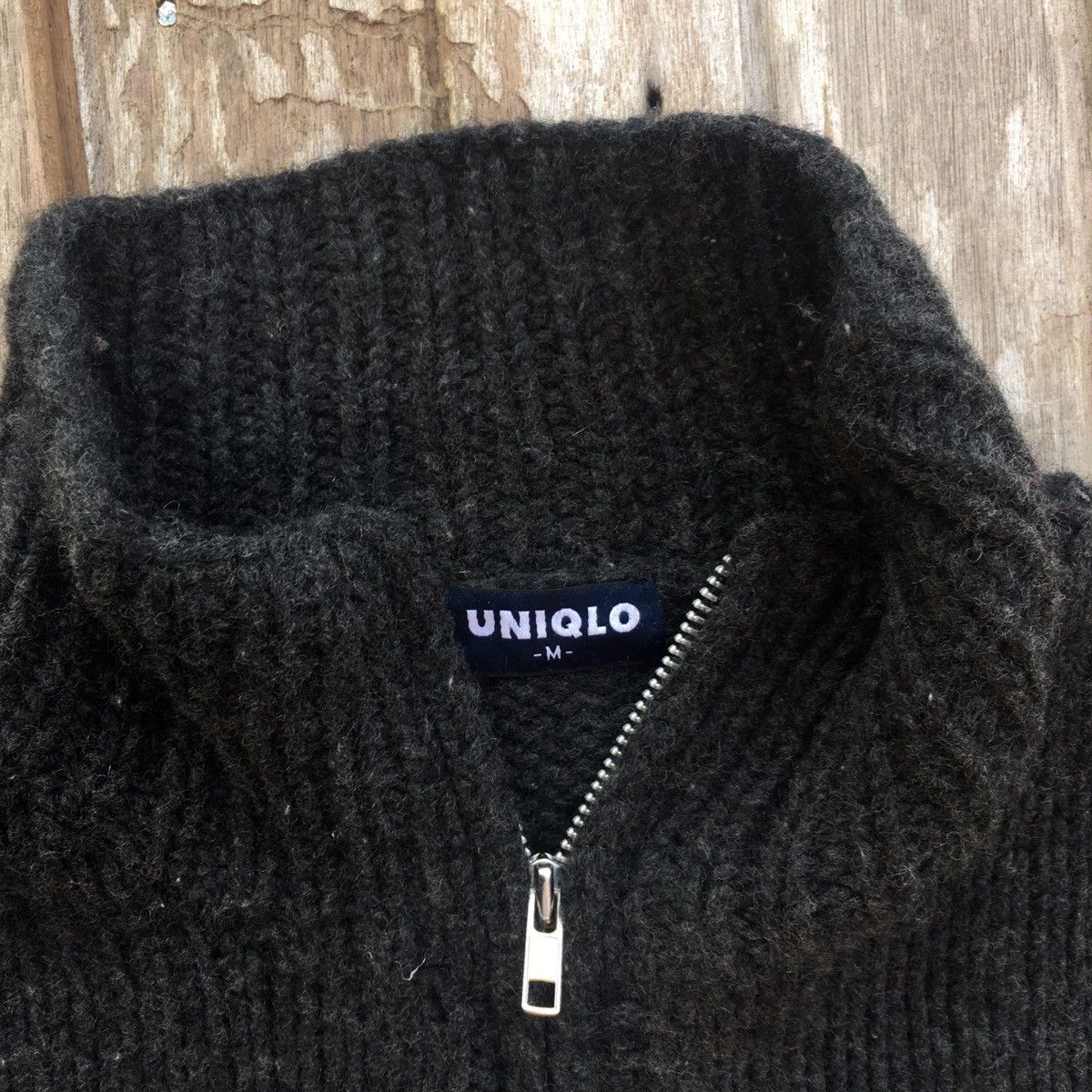 Uniqlo Vintage Y2K Uniqlo Japanese Brand Zipper Knitwear Size US M / EU 48-50 / 2 - 2 Thumbnail