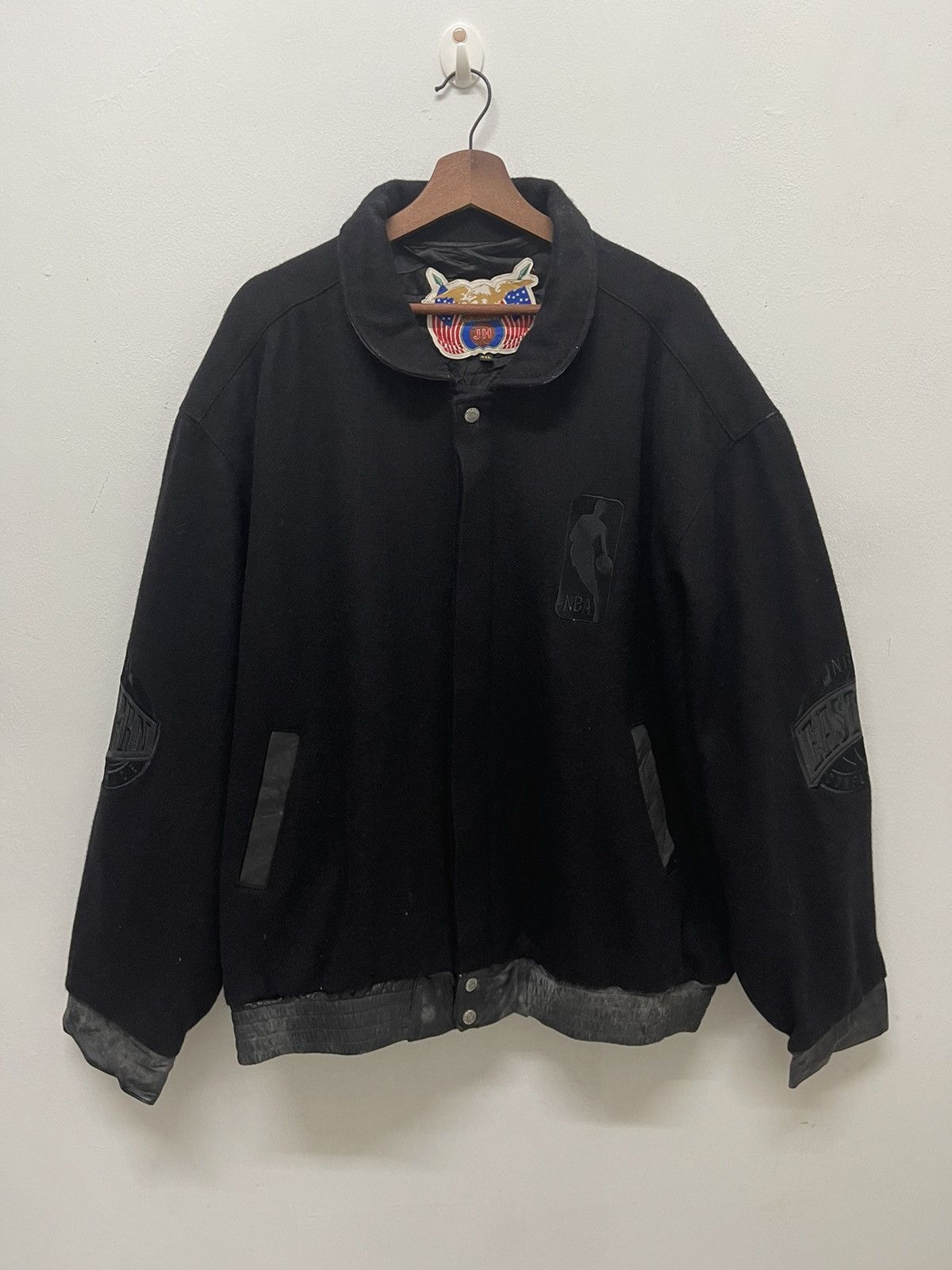 Jeff Hamilton 🔥 DOPE JEF HAMILTON NBA OVERSIZED BLACK JACKET Size US XXL / EU 58 / 5 - 3 Thumbnail