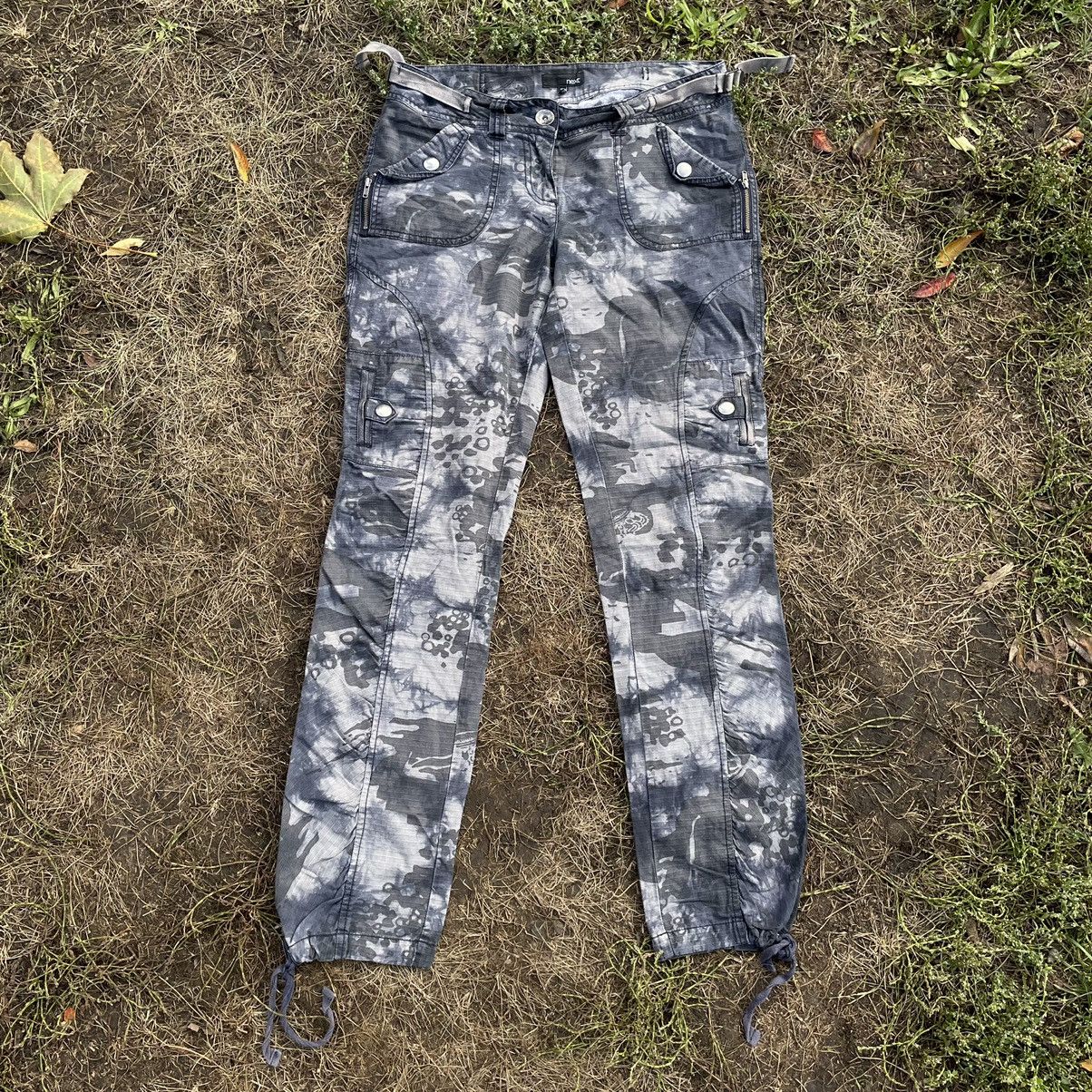 Vintage Vintage 90s Baggy Cargo Pants Distressed Grunge Streetwear 3 Size 30" / US 8 / IT 44 - 1 Thumbnail
