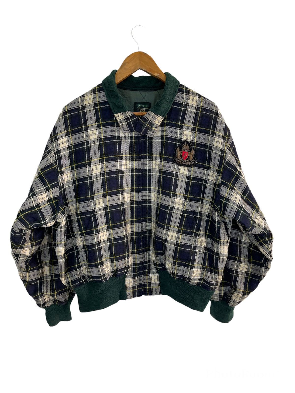 BIGI × Vintage Vintage JUST BIGI MEN’S VARSITY JACKET TARTAN Size US M / EU 48-50 / 2 - 1 Thumbnail