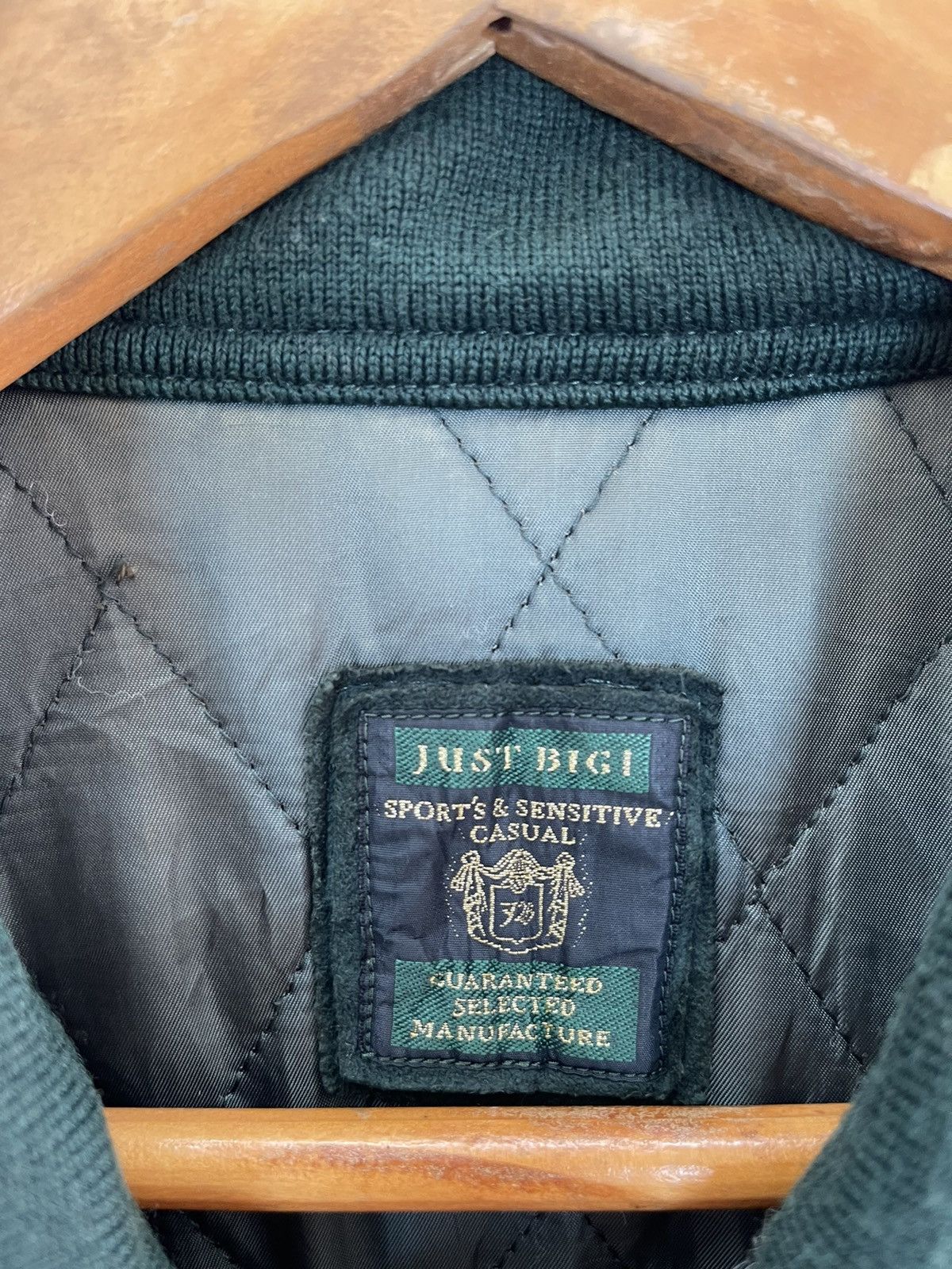 BIGI × Vintage Vintage JUST BIGI MEN’S VARSITY JACKET TARTAN Size US M / EU 48-50 / 2 - 5 Thumbnail