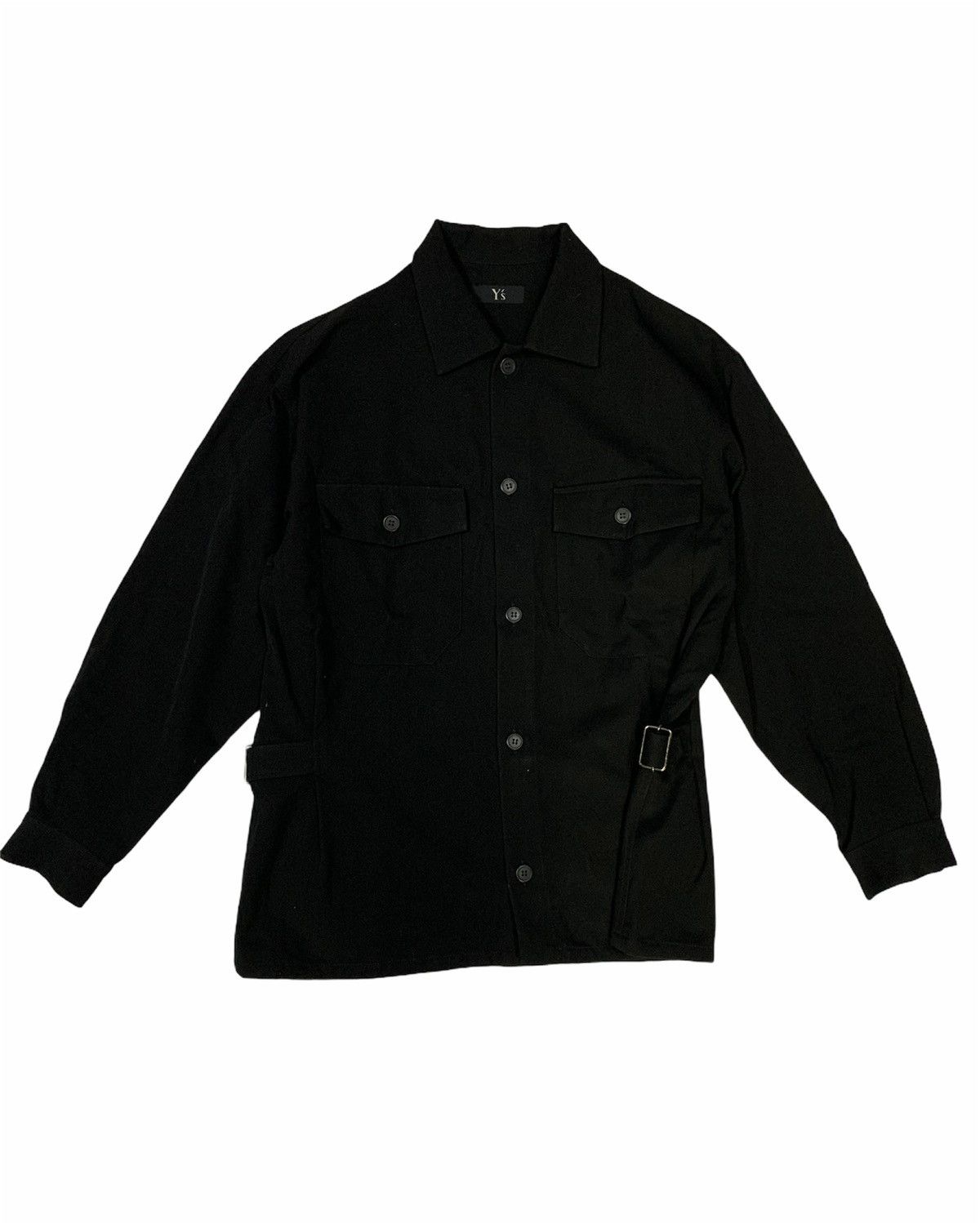 Yohji Yamamoto 🔥YOHJI WOOL/LAINE DOUBLE POCKET JACKETS Size US M / EU 48-50 / 2 - 3 Thumbnail