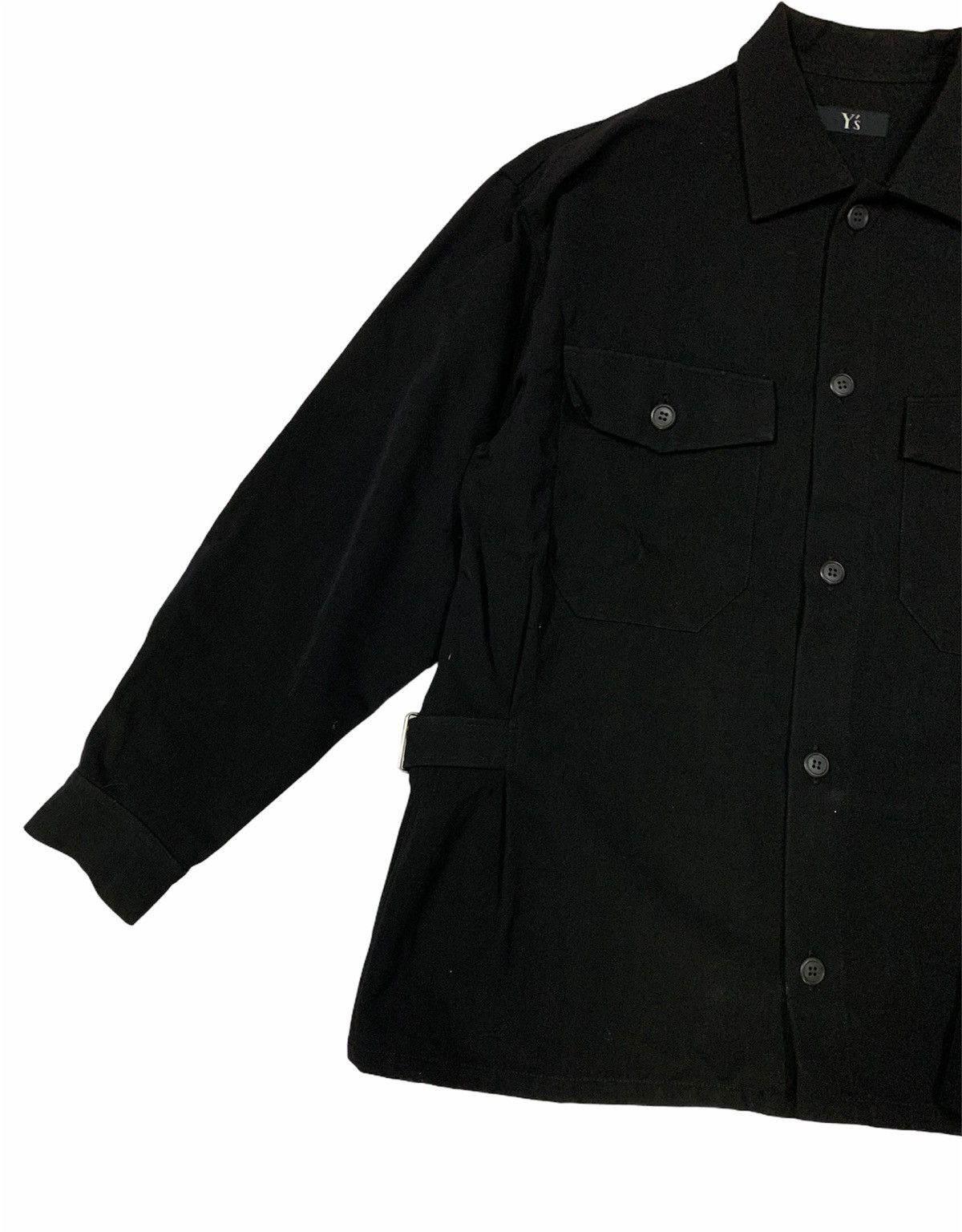 Yohji Yamamoto 🔥YOHJI WOOL/LAINE DOUBLE POCKET JACKETS Size US M / EU 48-50 / 2 - 4 Thumbnail