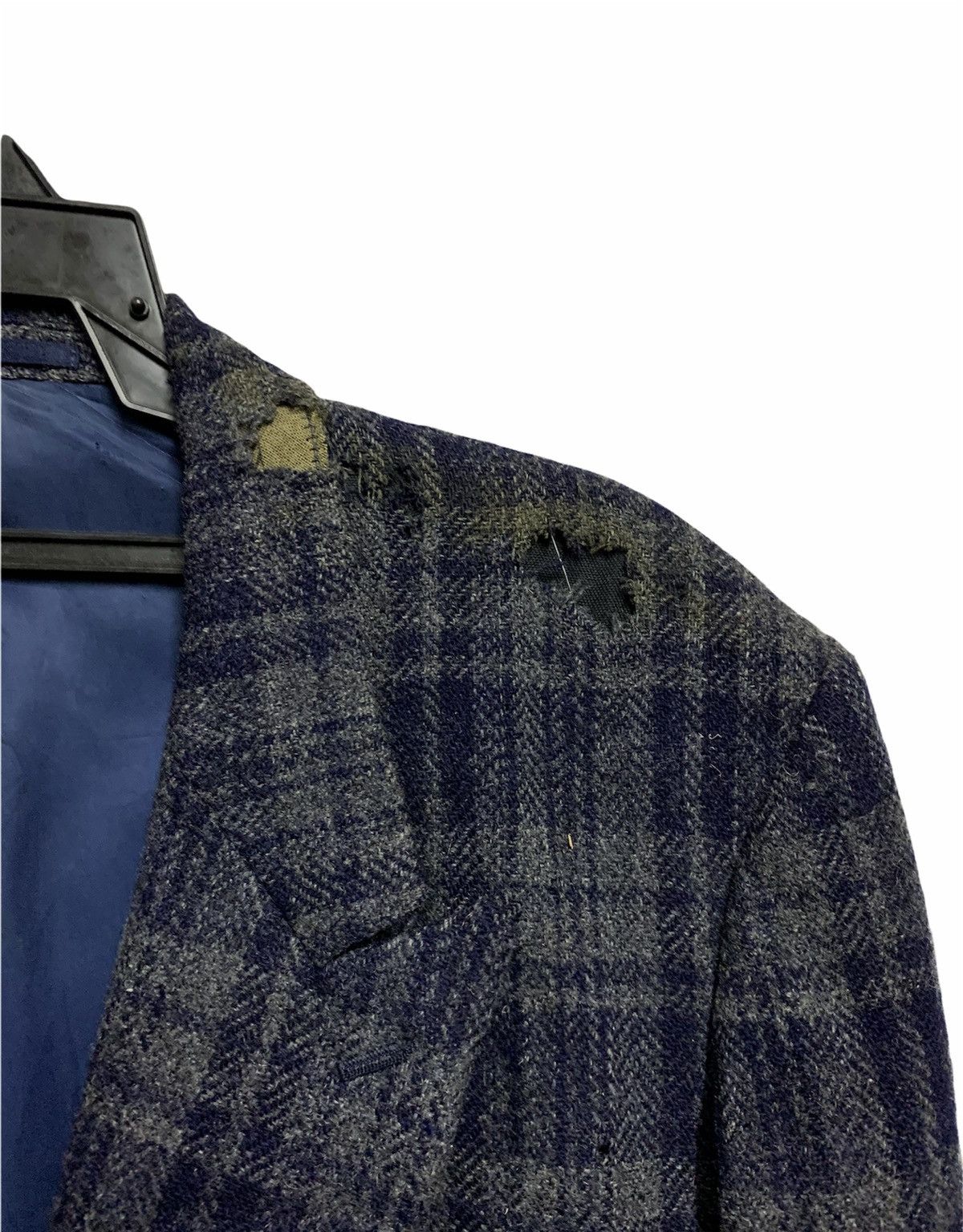 Y's for Men 🔥YS FOR MEN WOOL TARTAN MENS TAILORED BLAZER Size 48L - 5 Thumbnail