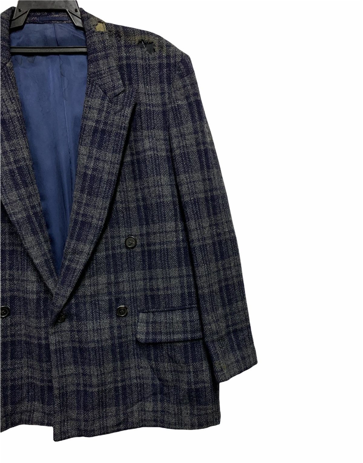 Y's for Men 🔥YS FOR MEN WOOL TARTAN MENS TAILORED BLAZER Size 48L - 4 Thumbnail