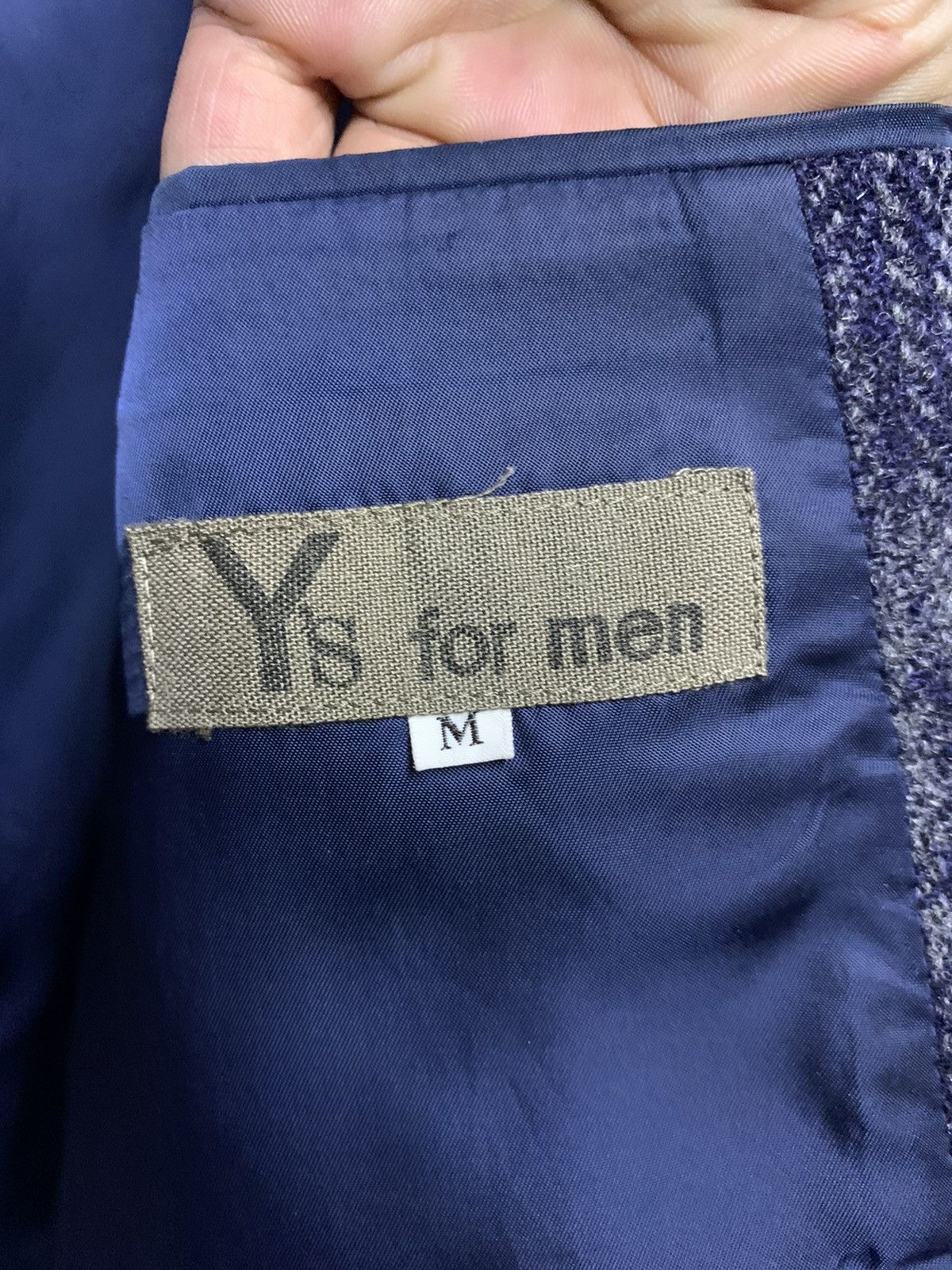 Y's for Men 🔥YS FOR MEN WOOL TARTAN MENS TAILORED BLAZER Size 48L - 9 Thumbnail