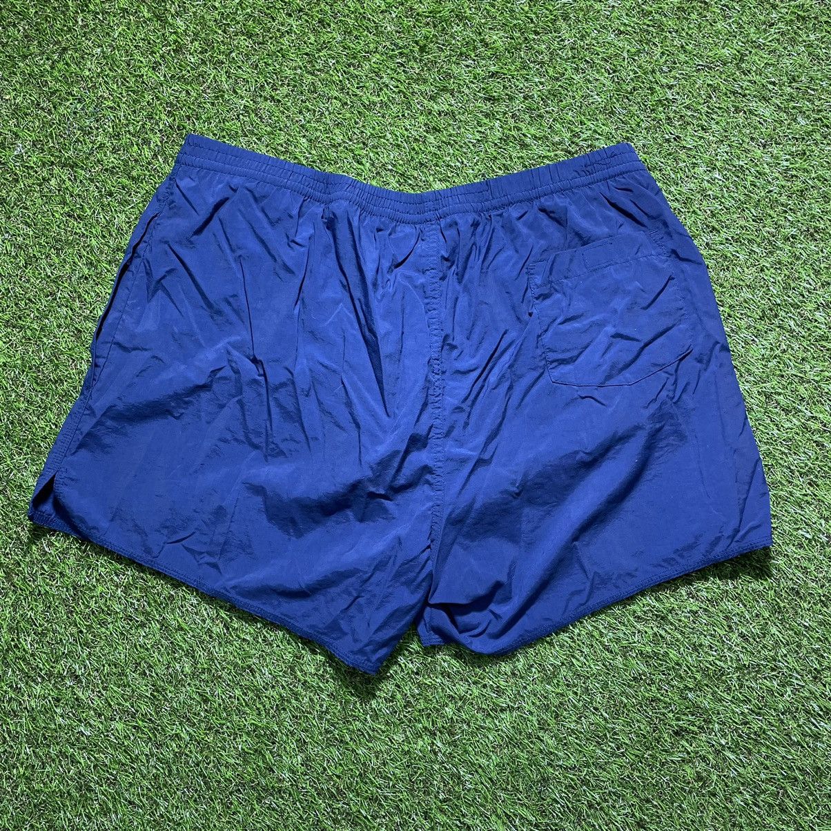 Vintage Vintage 90s Nike Swoosh Shorts Streetwear Skate Blue Slim 36 Size US 36 / EU 52 - 6 Thumbnail