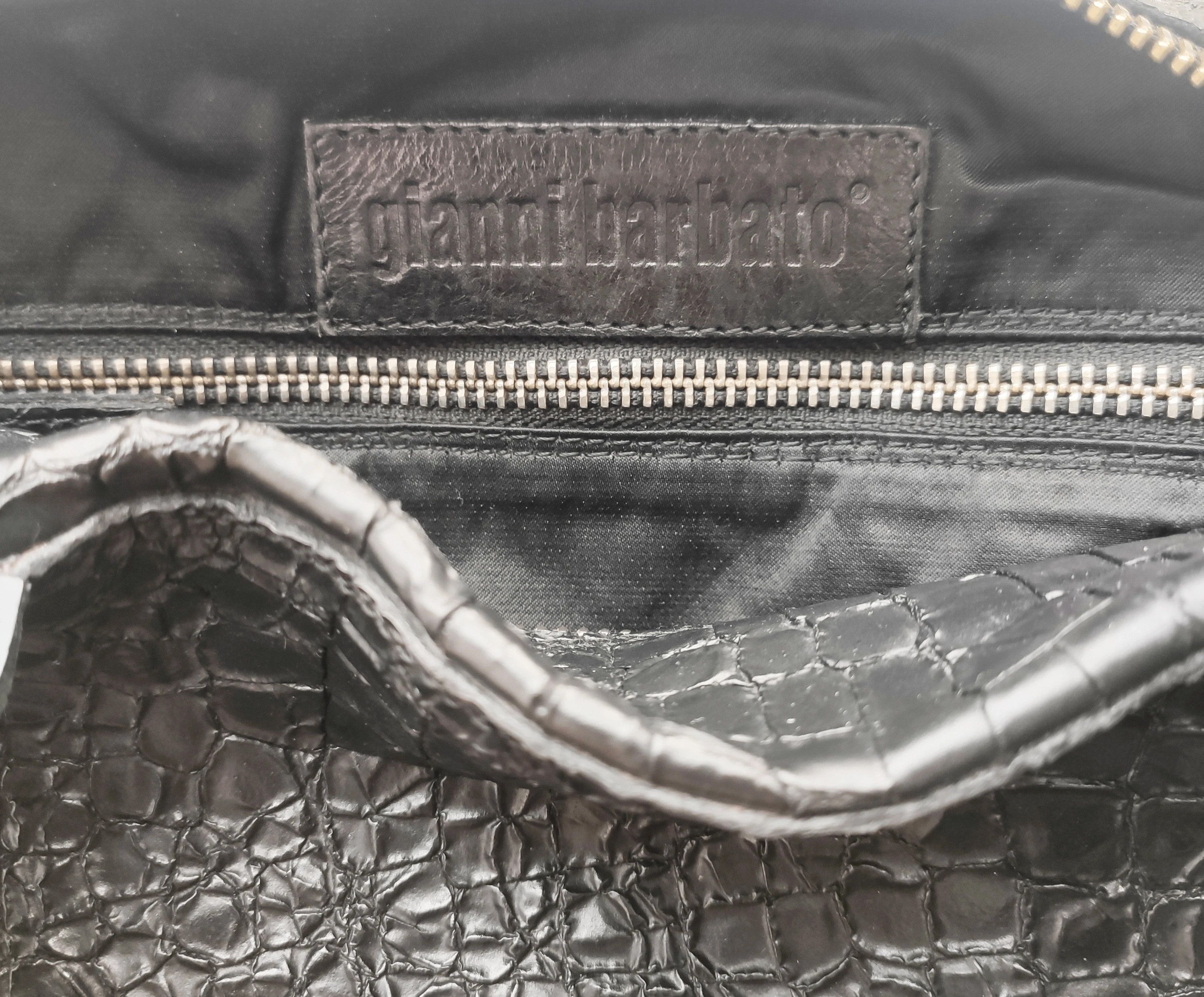 Gianni Barbato Reptile leather bag.Like Saint Laurent or Hermes Size ONE SIZE - 4 Thumbnail