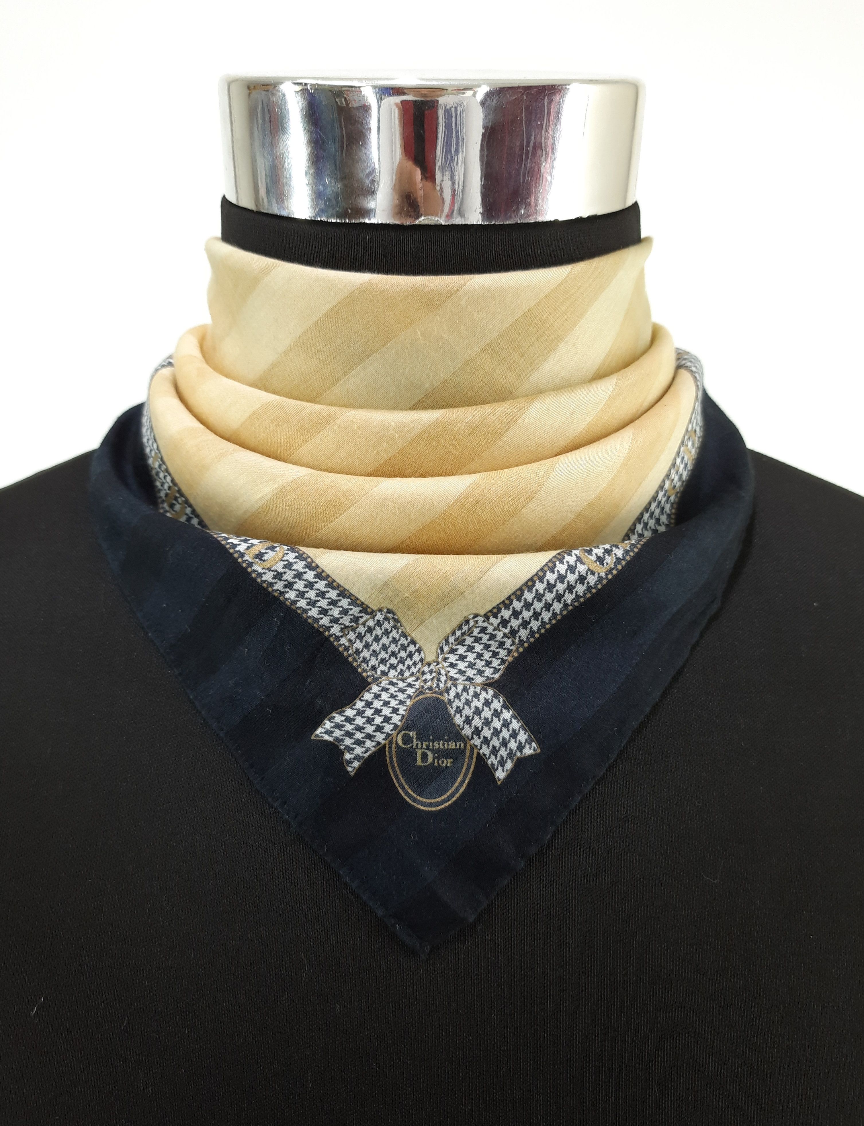 Vintage Christian Dior Handkerchief / Neckerchief - HKA72