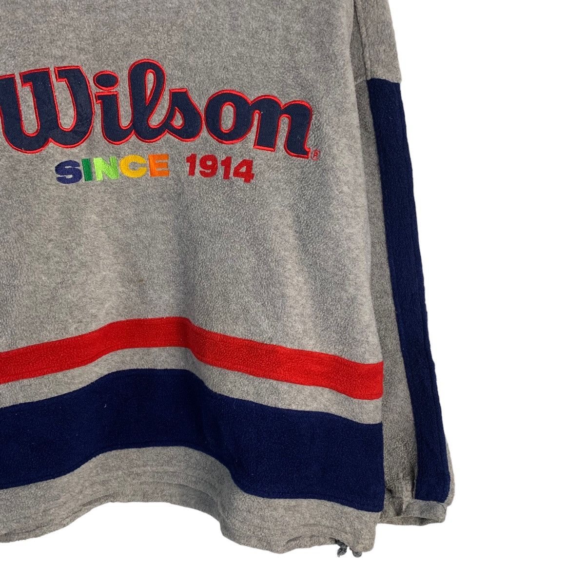 Vintage Vintage Wilson Spellout Sweater Size US L / EU 52-54 / 3 - 3 Thumbnail