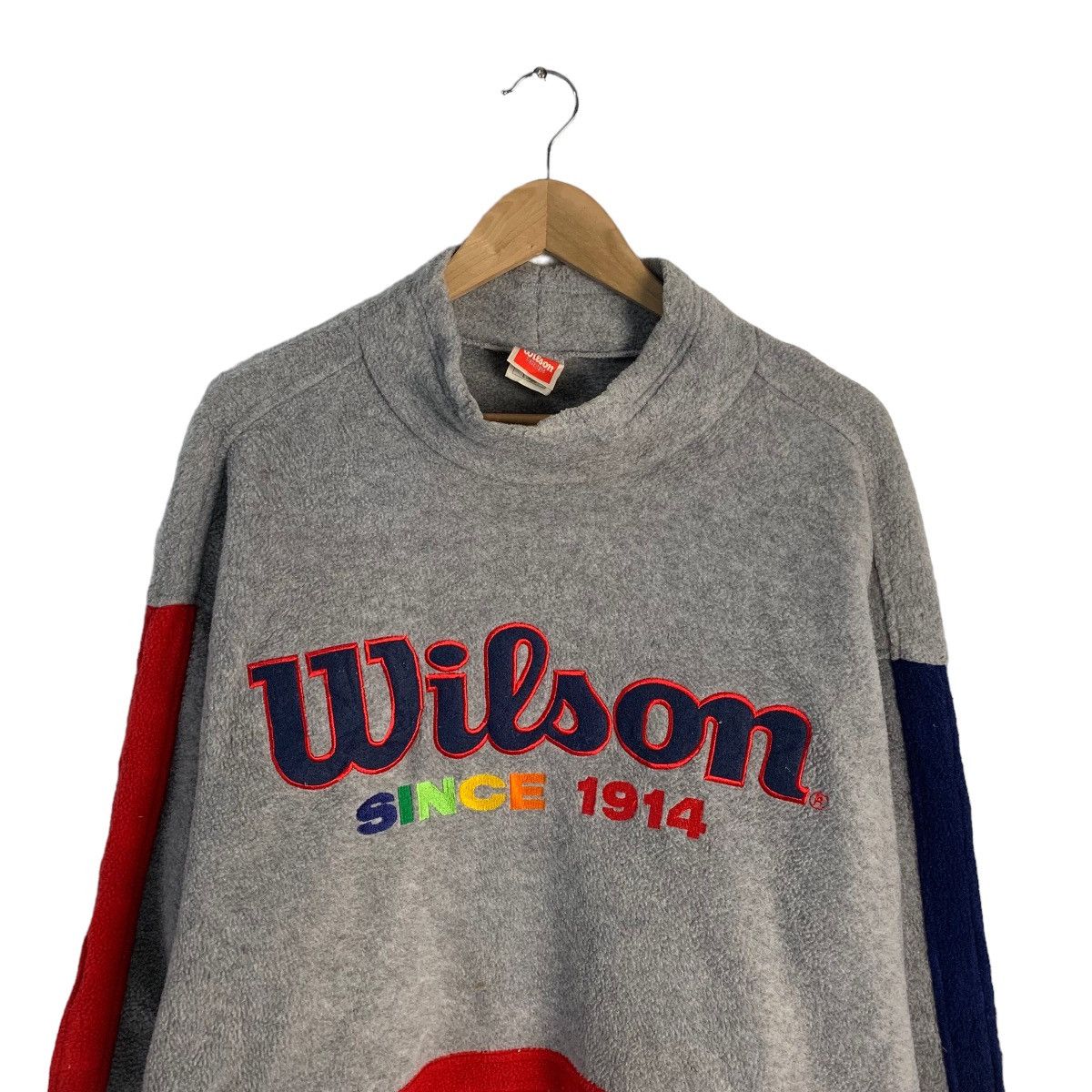 Vintage Vintage Wilson Spellout Sweater Size US L / EU 52-54 / 3 - 4 Thumbnail