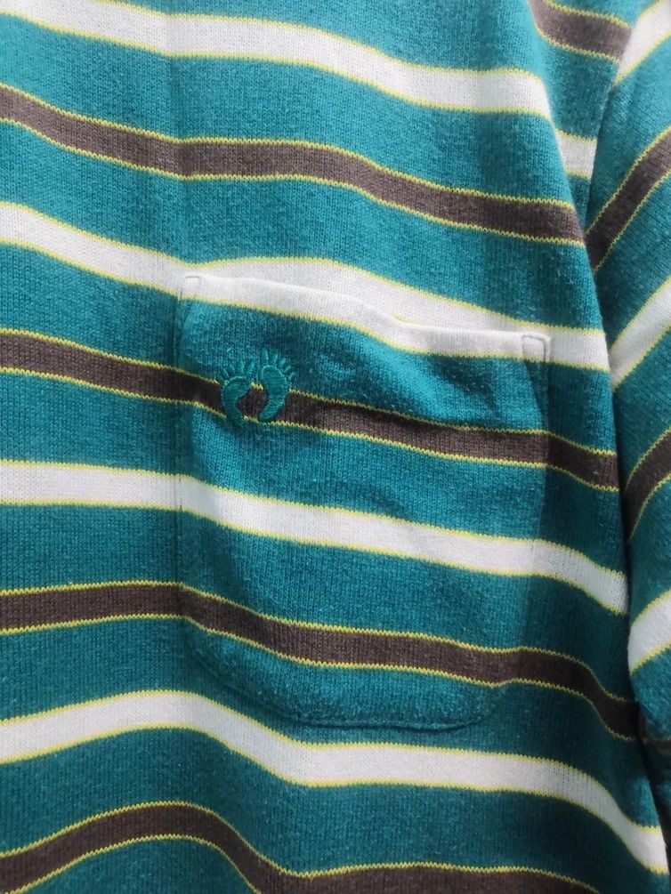 Hang Ten Vintage Hang Ten Striped Polo Shirt P Wing Ralph Lauren Size US M / EU 48-50 / 2 - 2 Thumbnail