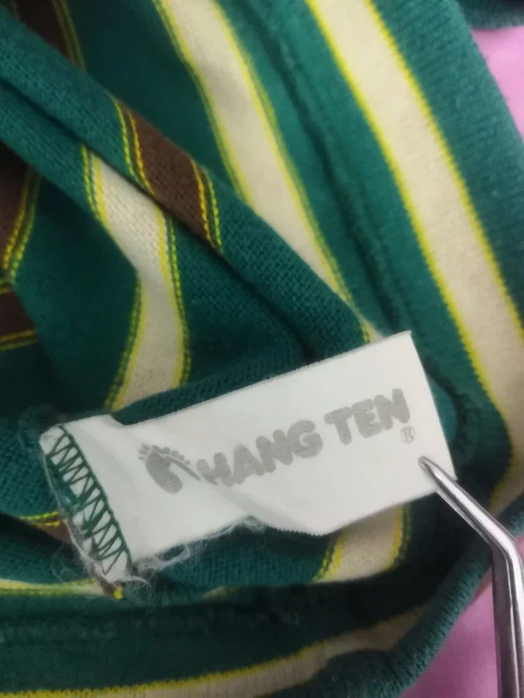 Hang Ten Vintage Hang Ten Striped Polo Shirt P Wing Ralph Lauren Size US M / EU 48-50 / 2 - 6 Thumbnail