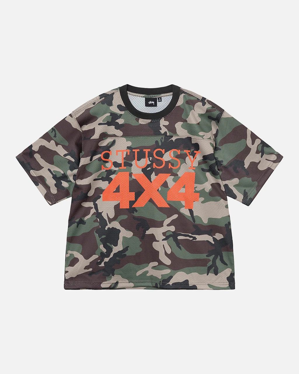 Stussy Stussy Cropped Mesh Logo Football Jersey SU24 | Grailed