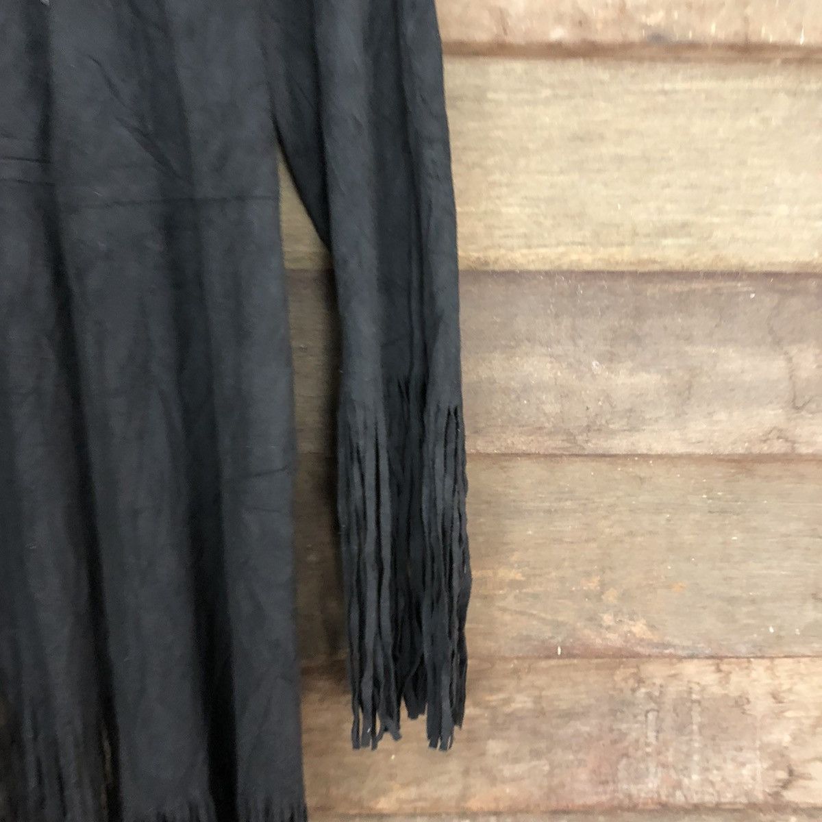 Japanese Brand DL Japan Black long cardigan vintage shaggy #c1141 Size M / US 6-8 / IT 42-44 - 4 Thumbnail