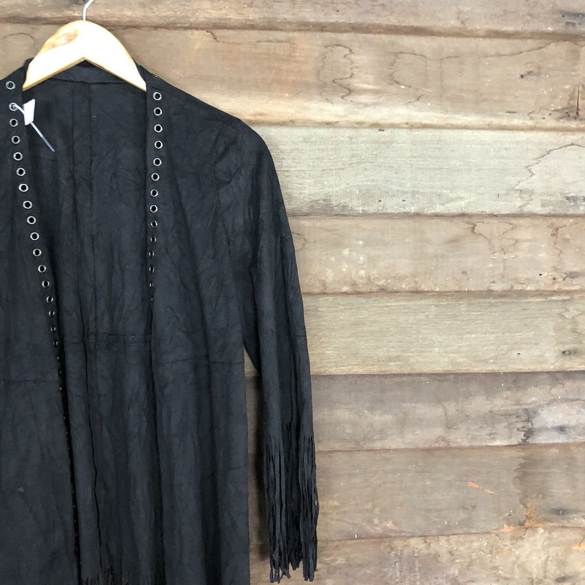 Japanese Brand DL Japan Black long cardigan vintage shaggy #c1141 Size M / US 6-8 / IT 42-44 - 5 Thumbnail