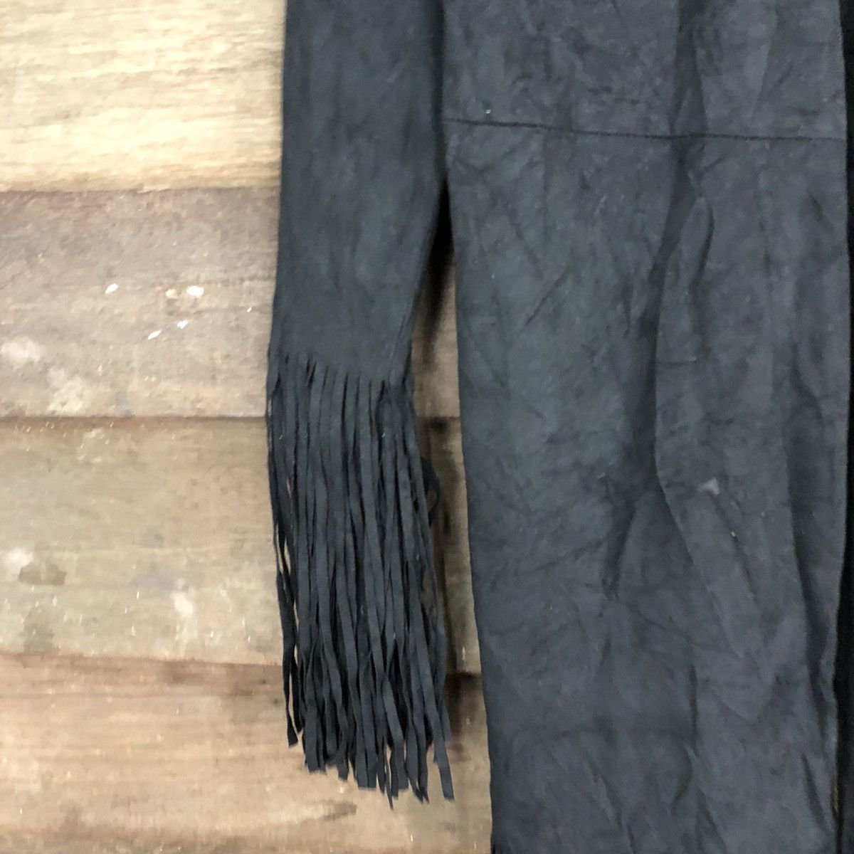Japanese Brand DL Japan Black long cardigan vintage shaggy #c1141 Size M / US 6-8 / IT 42-44 - 6 Thumbnail