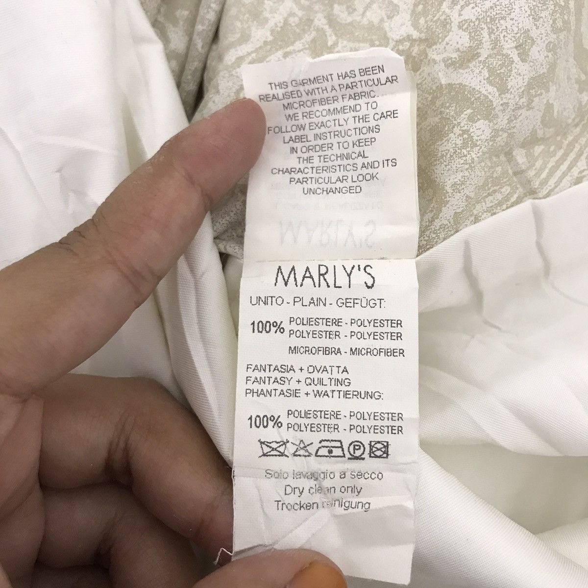 1981 MARLY’S Italy Brand Designer White Coat Jacket