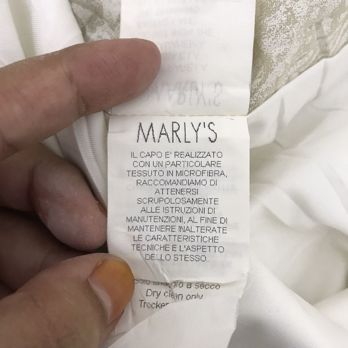 1981 MARLY’S Italy Brand Designer White Coat Jacket