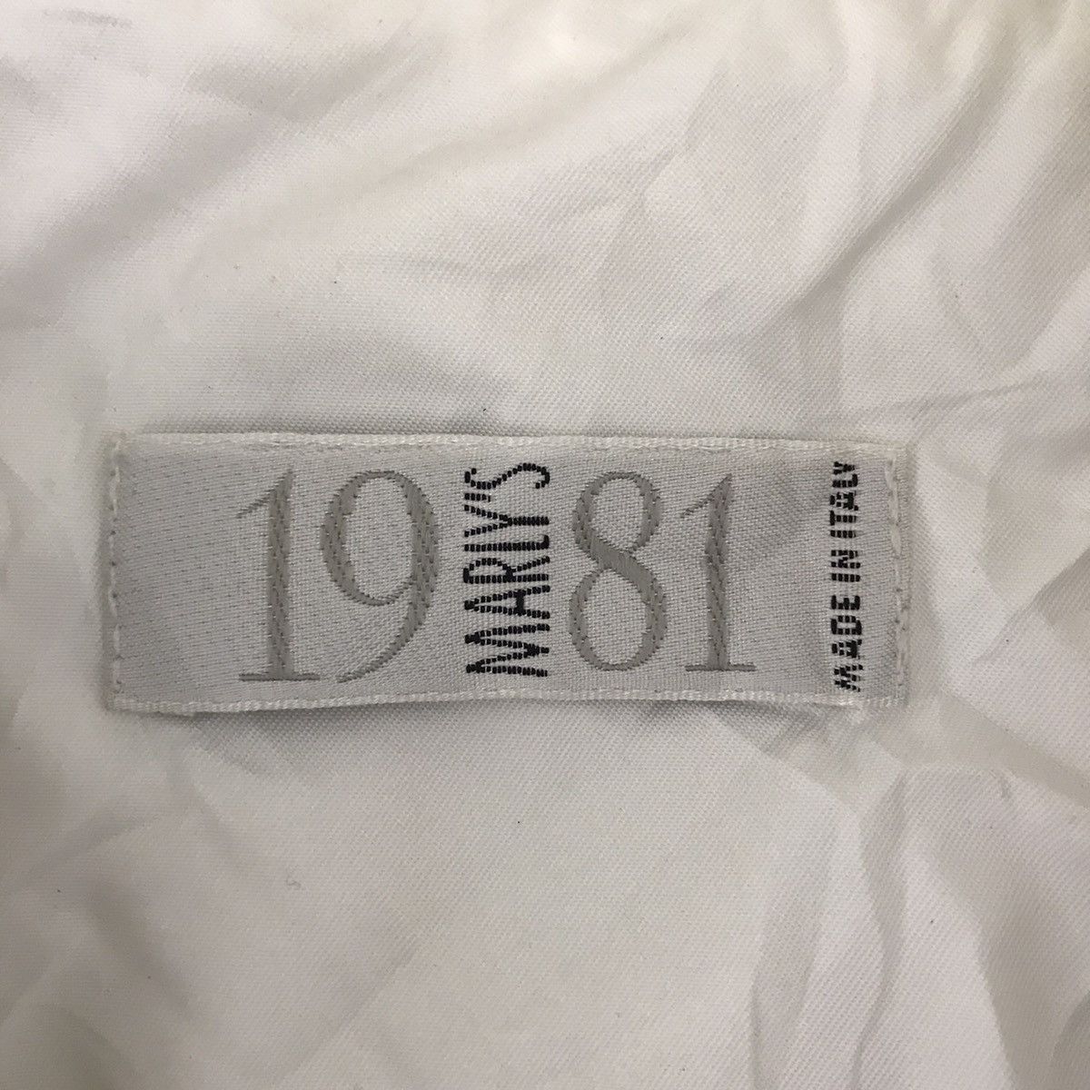 1981 MARLY’S Italy Brand Designer White Coat Jacket