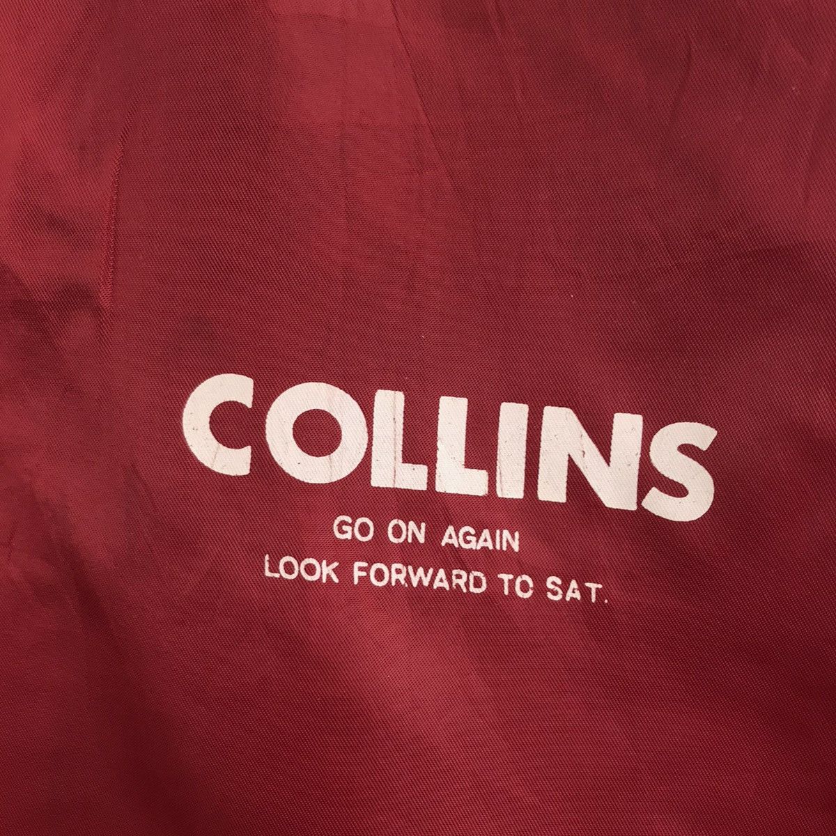 Vintage Vintage 90s COLLINS USA Iron Windbreaker Coach JacketVarsity Size US L / EU 52-54 / 3 - 3 Thumbnail
